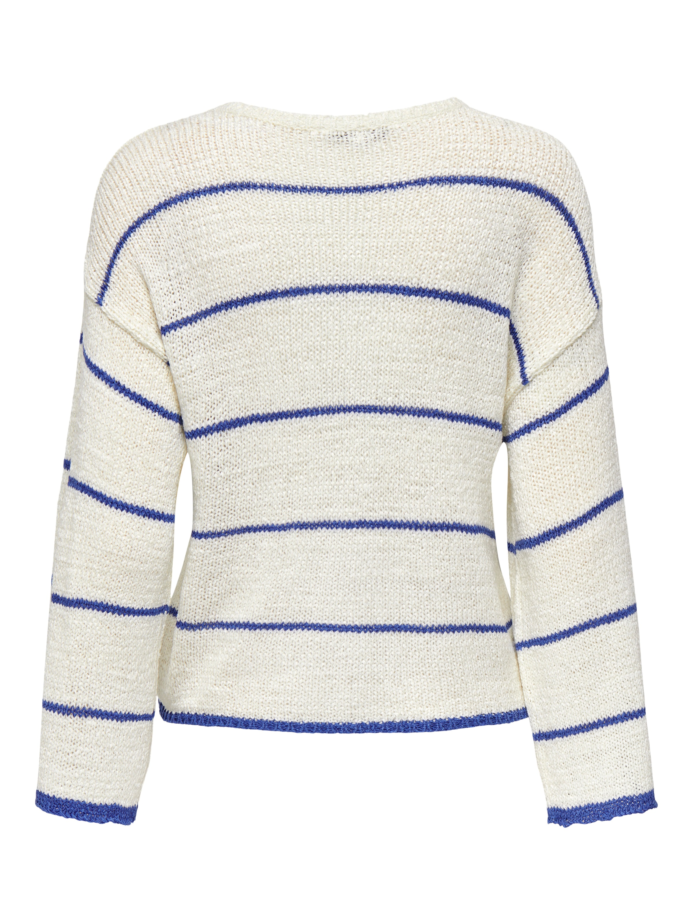 ONLY Rundhalspullover »ONLGEENA 7/8 STRIPE O-NECK KNT NCA«