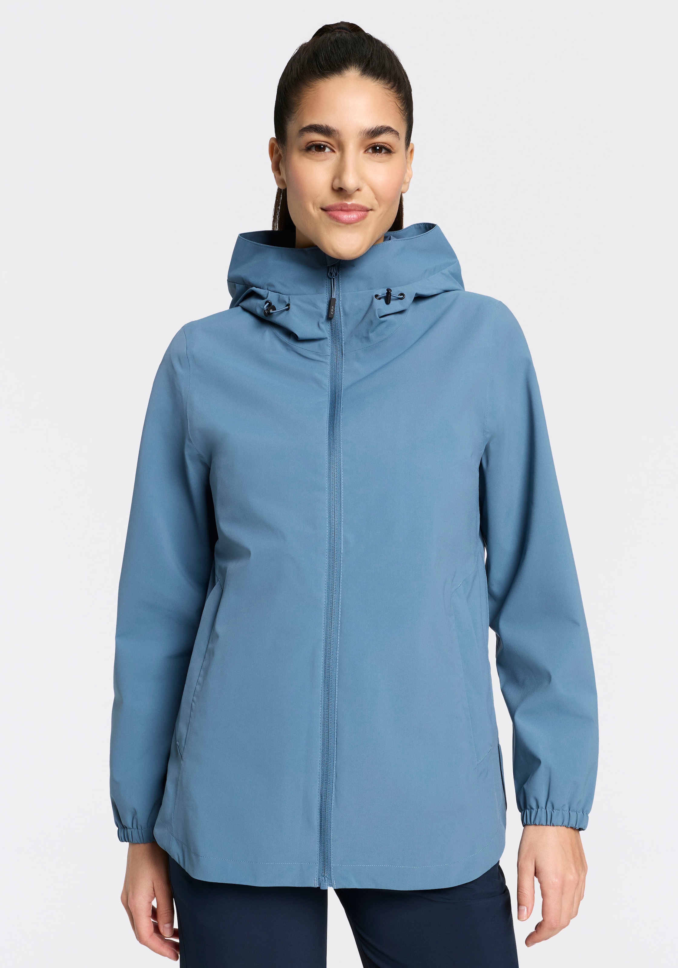 Cmp Space Funktionsjacke "Woman Jacket Fixed Hood" Wärmende Outdoorjacke, Für Übergangszeit Und Kühlere Tage