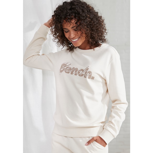 Bench. Loungewear Sweatshirt, mit Logodruck und Stickerei, Loungeanzug  online bestellen bei Jelmoli-Versand Schweiz