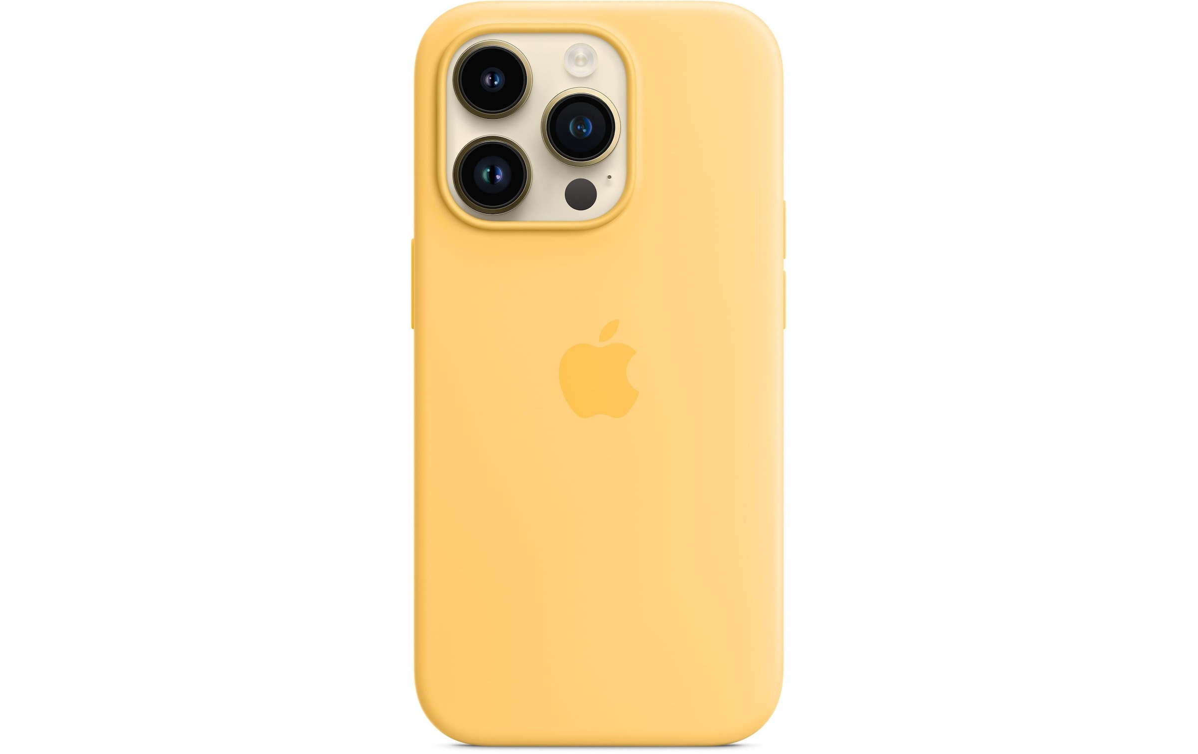 Apple Smartphone-Hülle »Pro Silicone Case Yellow«, iPhone 14 Pro