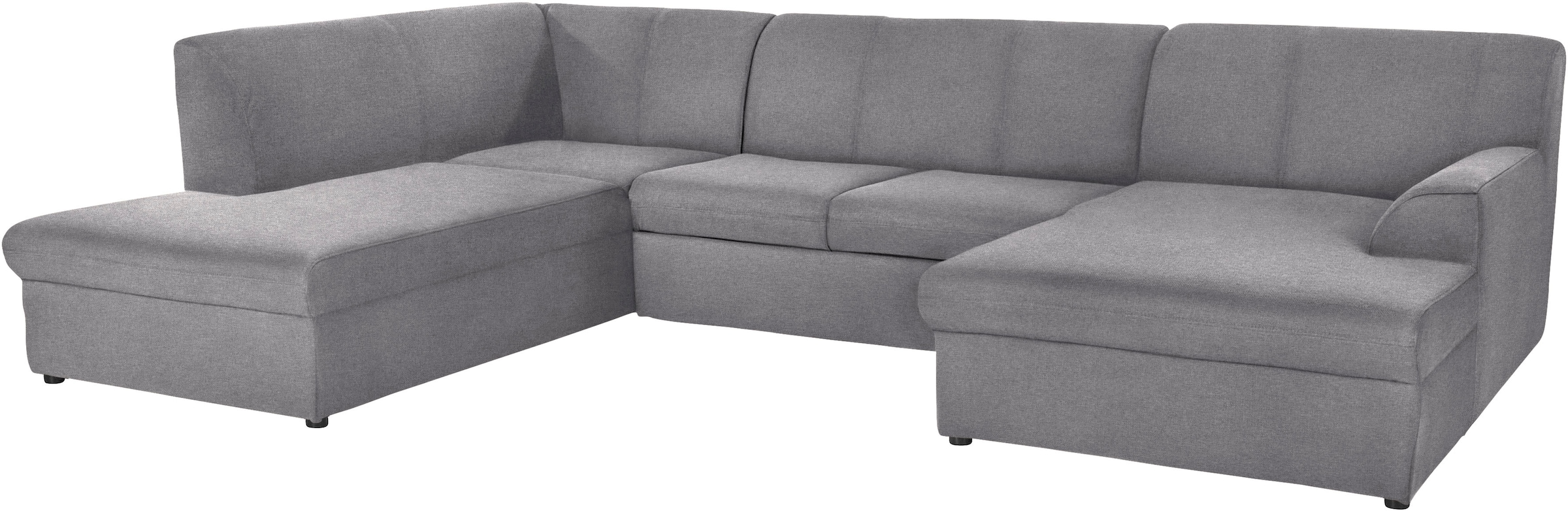 DOMO collection Wohnlandschaft "Topper, elegant & zeitlos, Breite 320cm, komfortabel, U-Form" wahlweise mit Bettfunktion