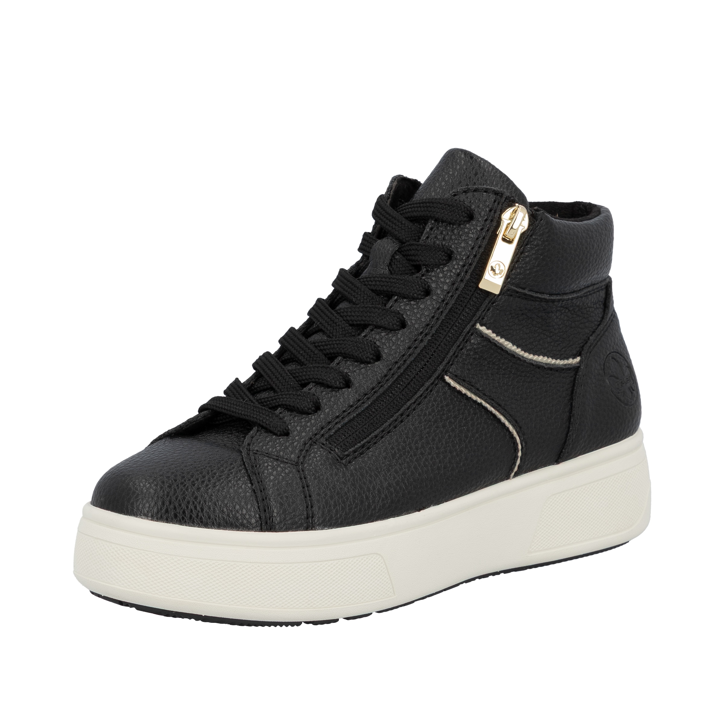 Rieker Plateausneaker Stiefelette, Boots, High Top Sneaker mit seitlichem Reissverschluss