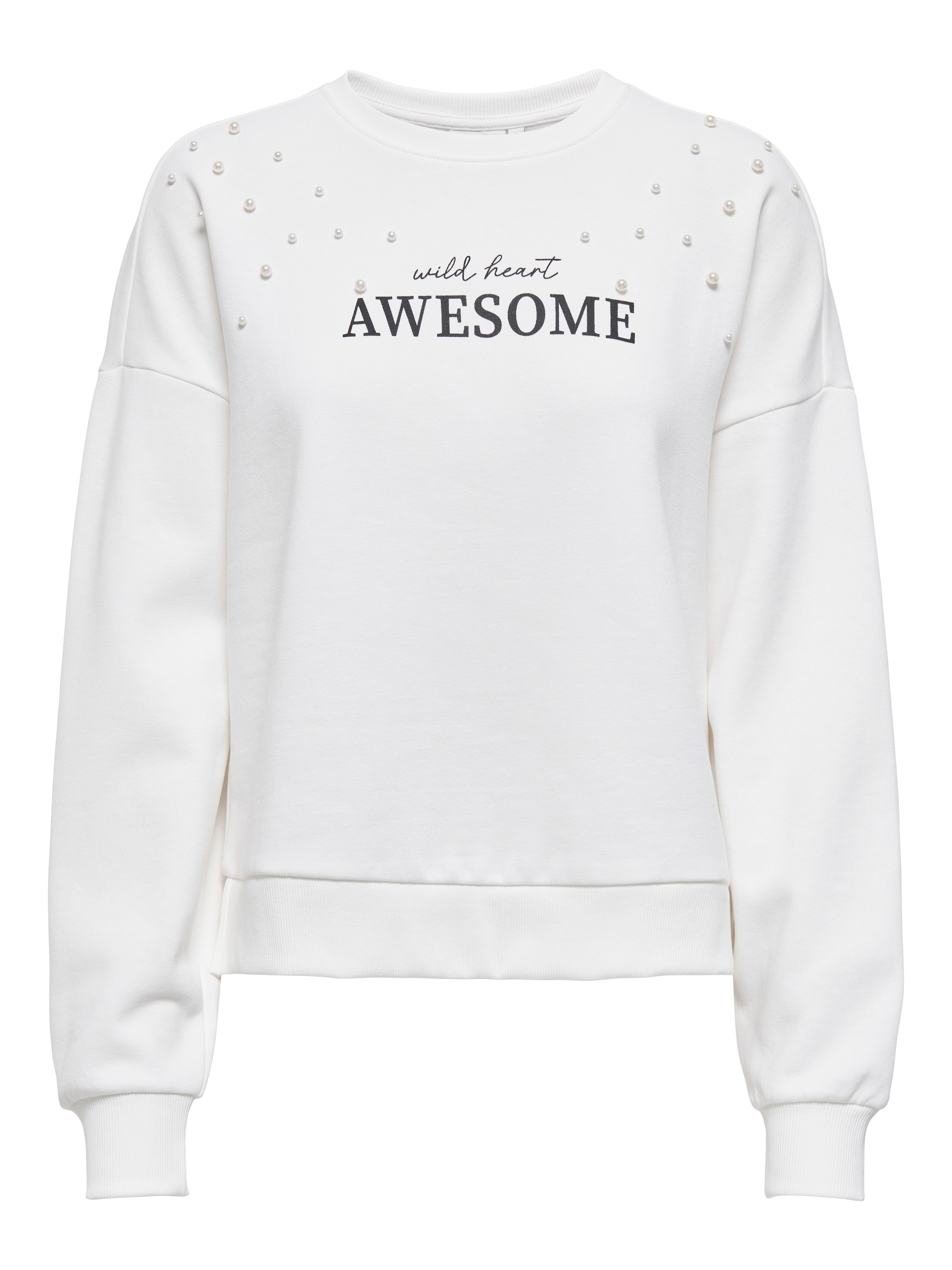 ONLY Sweatshirt "ONLJENNA L/S O-NECK EMB. BOX SWT"