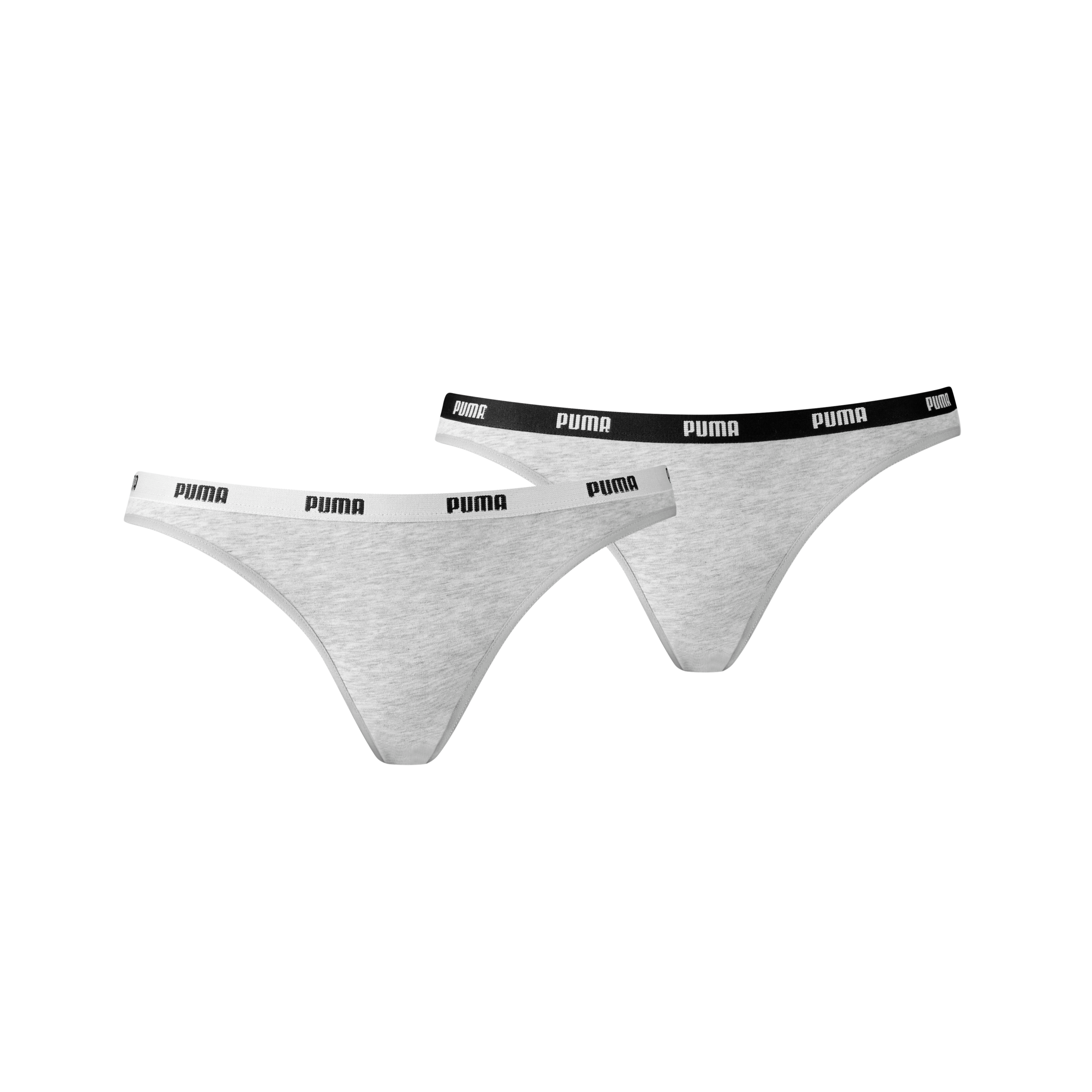 PUMA Bikinislip »PUMA WOMEN BIKINI 2P« 2er Pack, Low-Rise Design, flache Nähte, elastischer Logobund