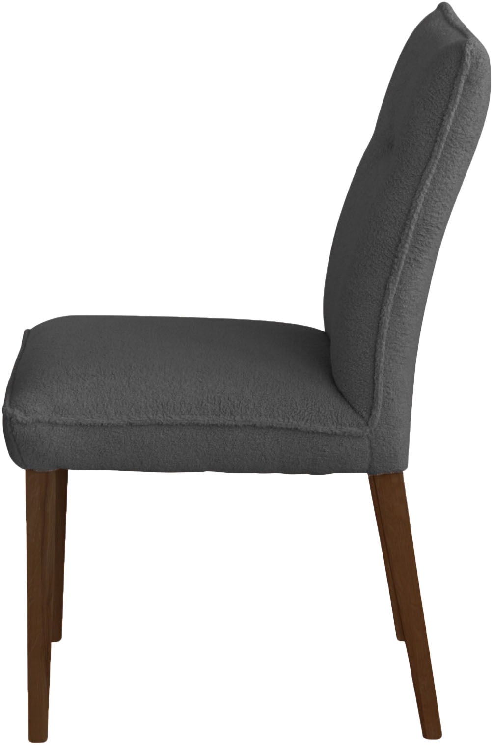 Home affaire 4-Fussstuhl »Atena«, (Set), 2 St., Luxus-Microfaser Teddyoptik, Gestell aus Massivholz Buche, Bezug Teddyoptik