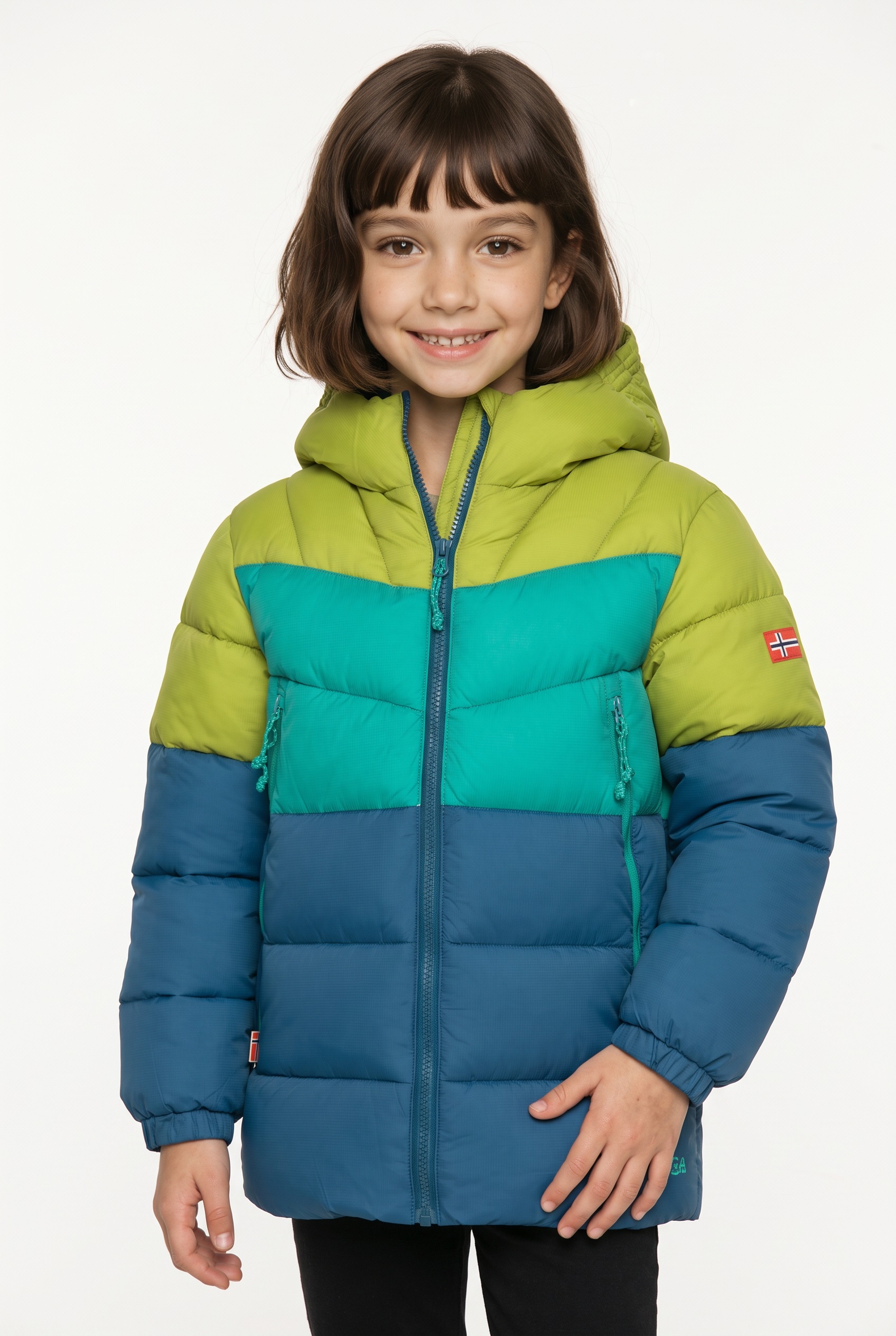 TROLLKIDS Winterjacke "KIDS KIRKENES JACKET" sportlich, aus Polyamid und Polyester, mit robustem Ripstop-Material