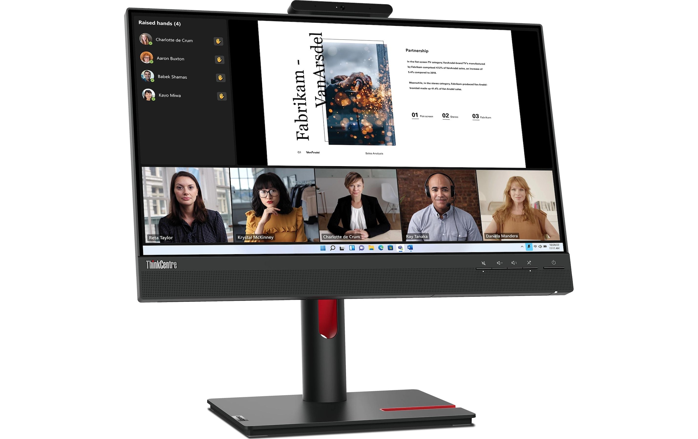 Lenovo LED-Monitor »ThinkCentre Tiny-In-One 22«, 54,395 cm/21,5 Zoll, 1920 x 1080 px, Full HD, 60 Hz