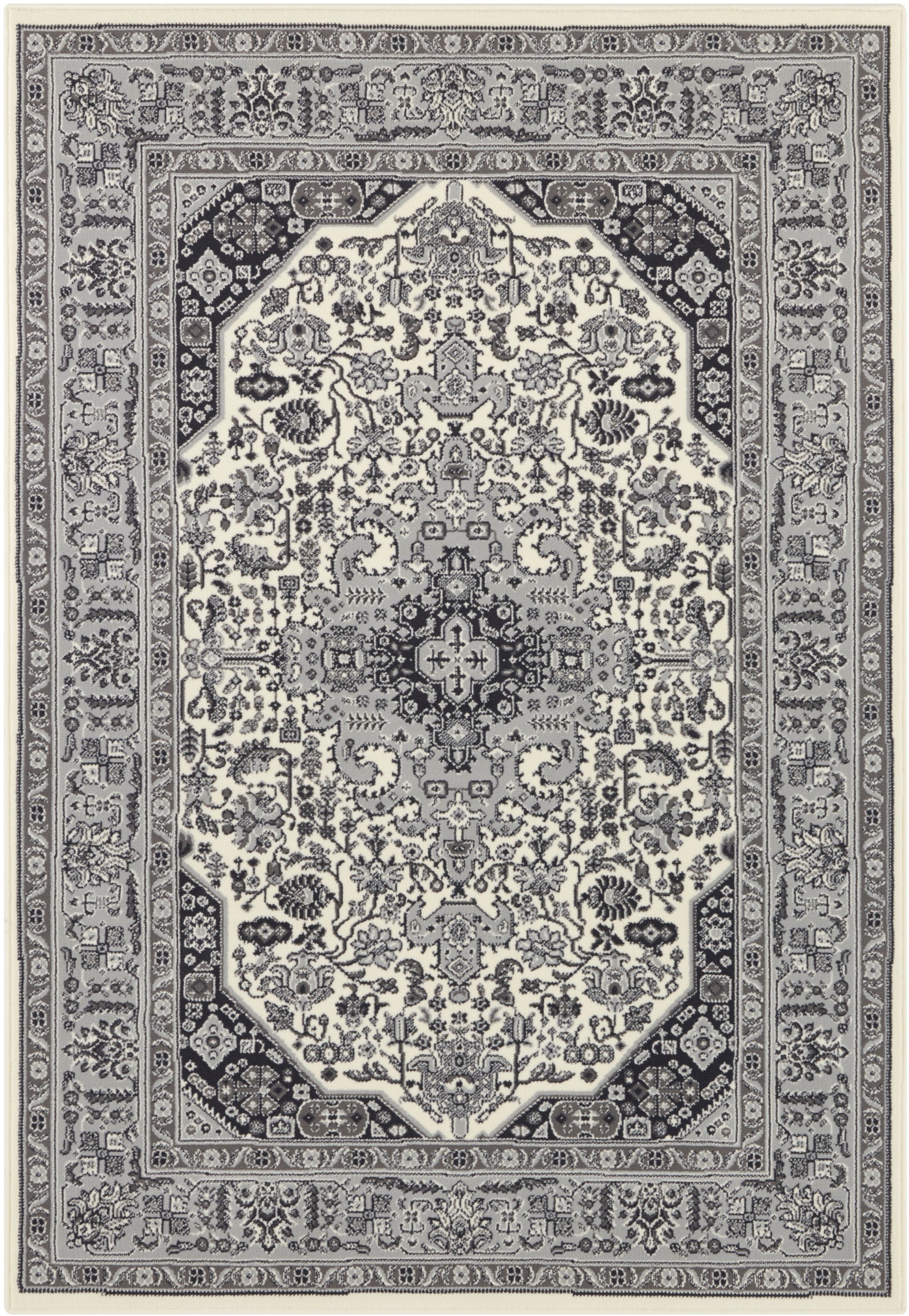 NOURISTAN Teppich »Skazar Isfahan«, rechteckig, Kurzflor, Orient, Teppich, Vintage, Esszimmer, Wohnzimmer, Flur