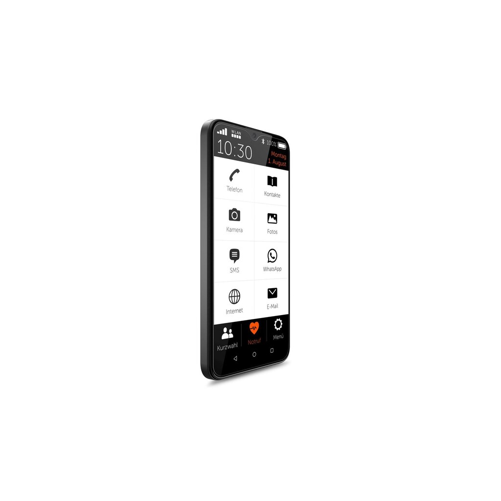 Gigaset Smartphone »GS5 Senior 64 GB«, Dunkelgrau, 15,93 cm/6,3 Zoll, 64 GB Speicherplatz, 48 MP Kamera