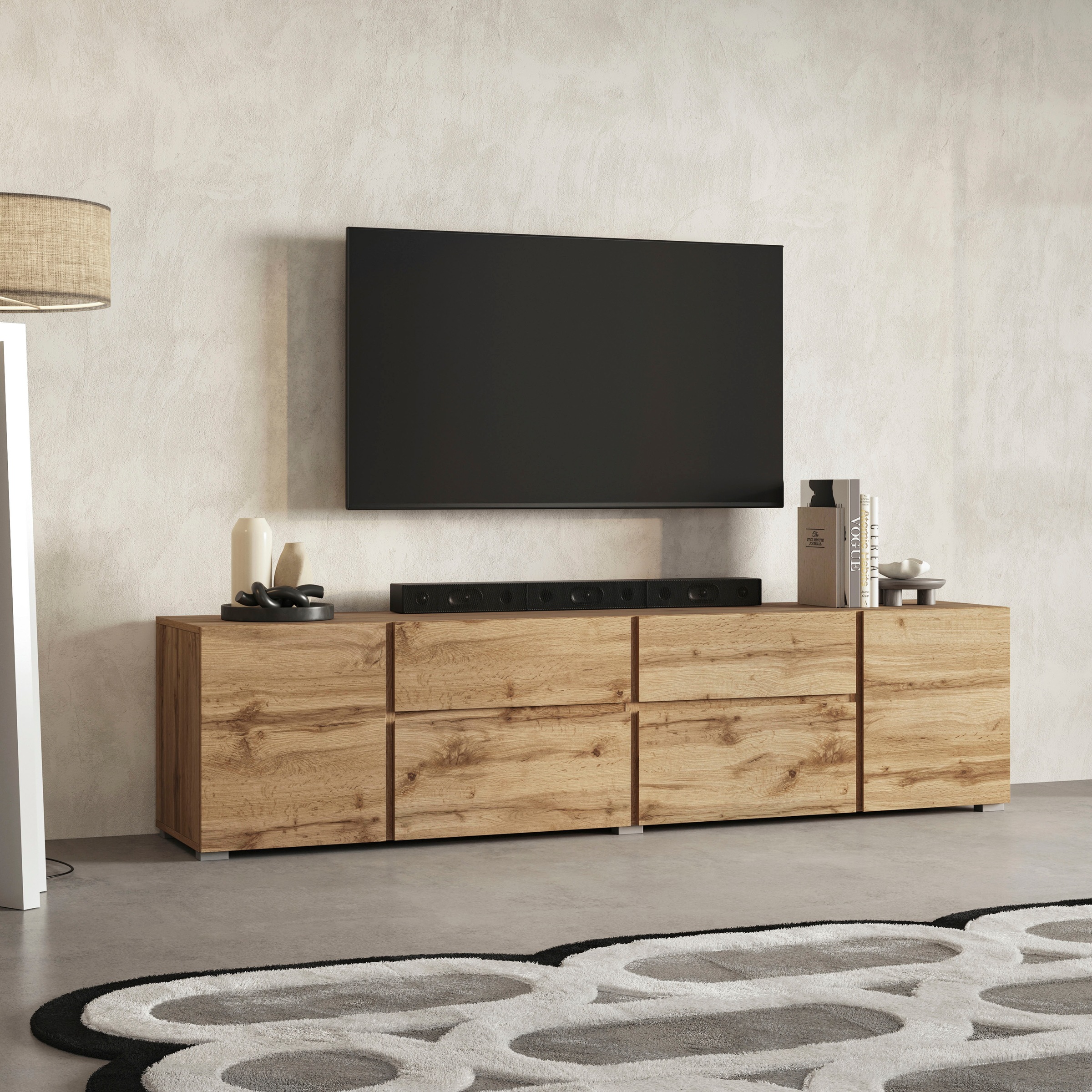 INOSIGN Lowboard, TV-Schrank mit viel Stauraum, TV-Board