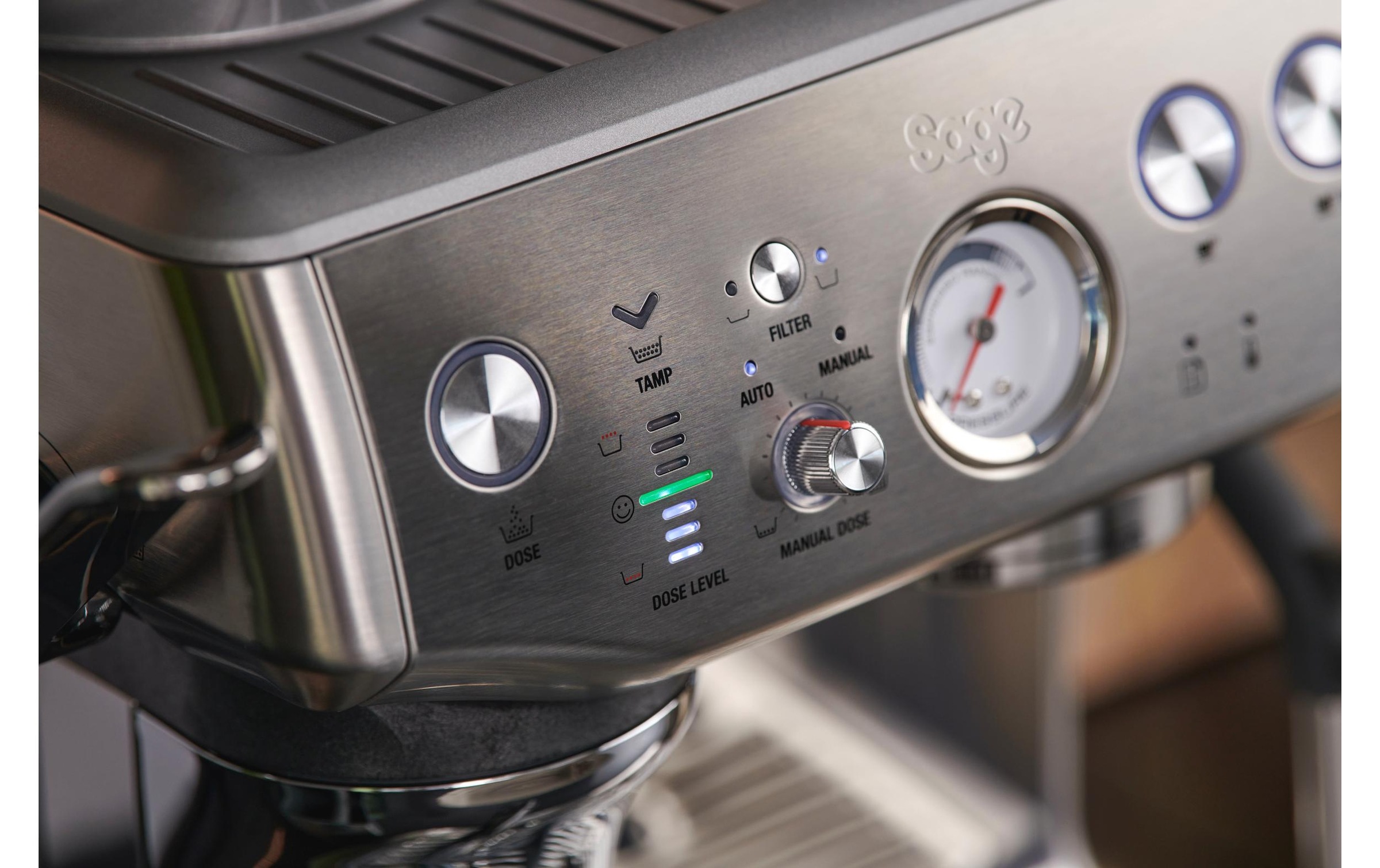 Sage Siebträgermaschine »Barista Impress Stain.steel«