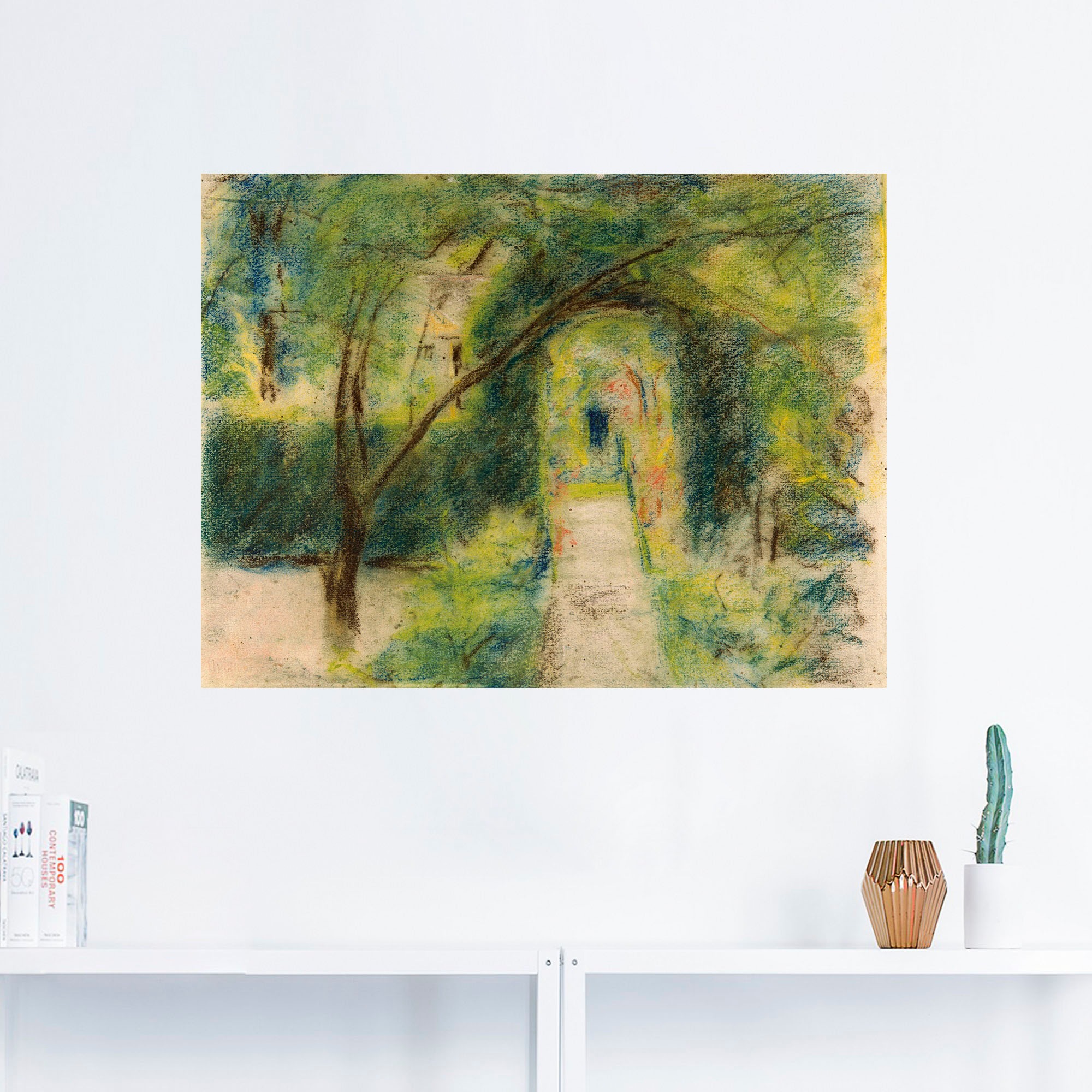 Artland Wandbild »Garten am Wannsee.«, Gartenbilder, (1 St.), als Alubild, Leinwandbild, Wandaufkleber oder Poster in versch. Grössen