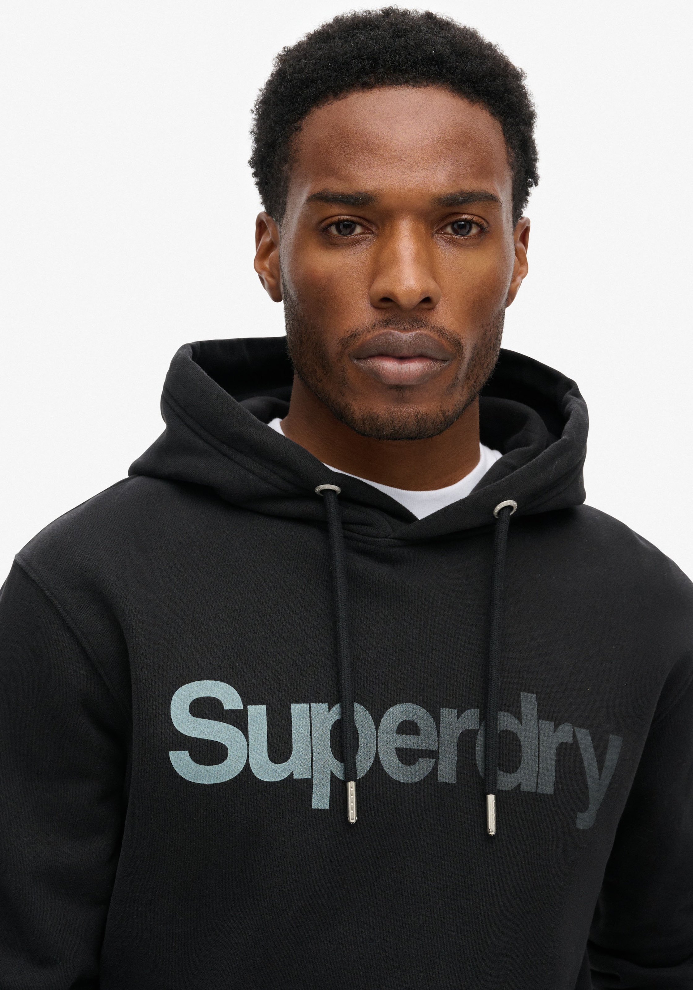 Superdry Kapuzensweatshirt »CORE LOGO FADE LOOSE HOOD«