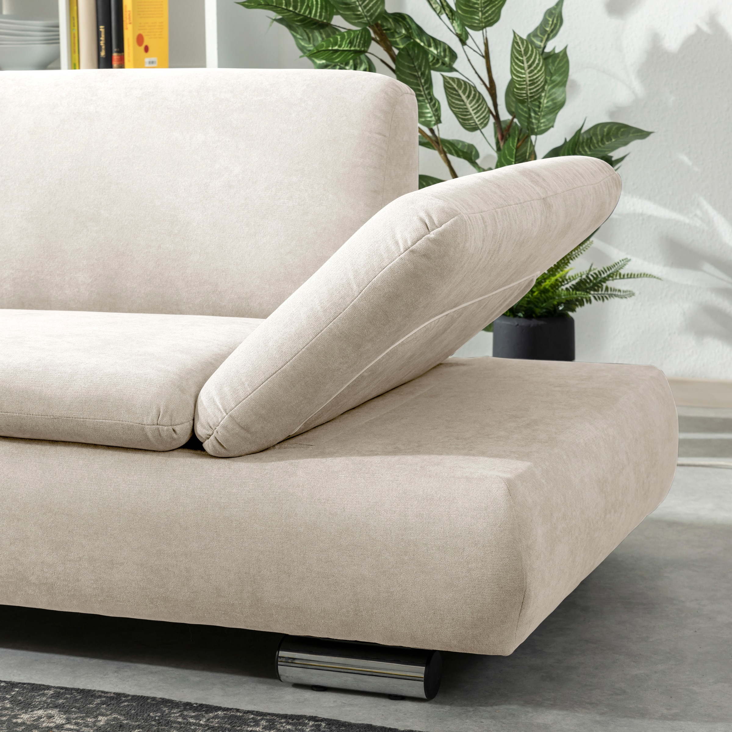 Max Winzer® Ecksofa »Toulouse modern und bequem, aktuelles Design, hoher Sitzkomfort«, mit klappbaren Armlehnen, Breite 271 cm
