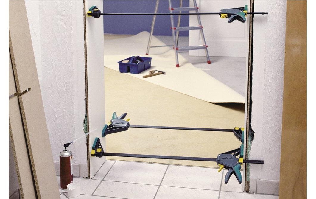 Wolfcraft Schraubzwinge »EHZ PRO 100«, Ausladung 100 mm / Dehnbereich 210 - 710 mm