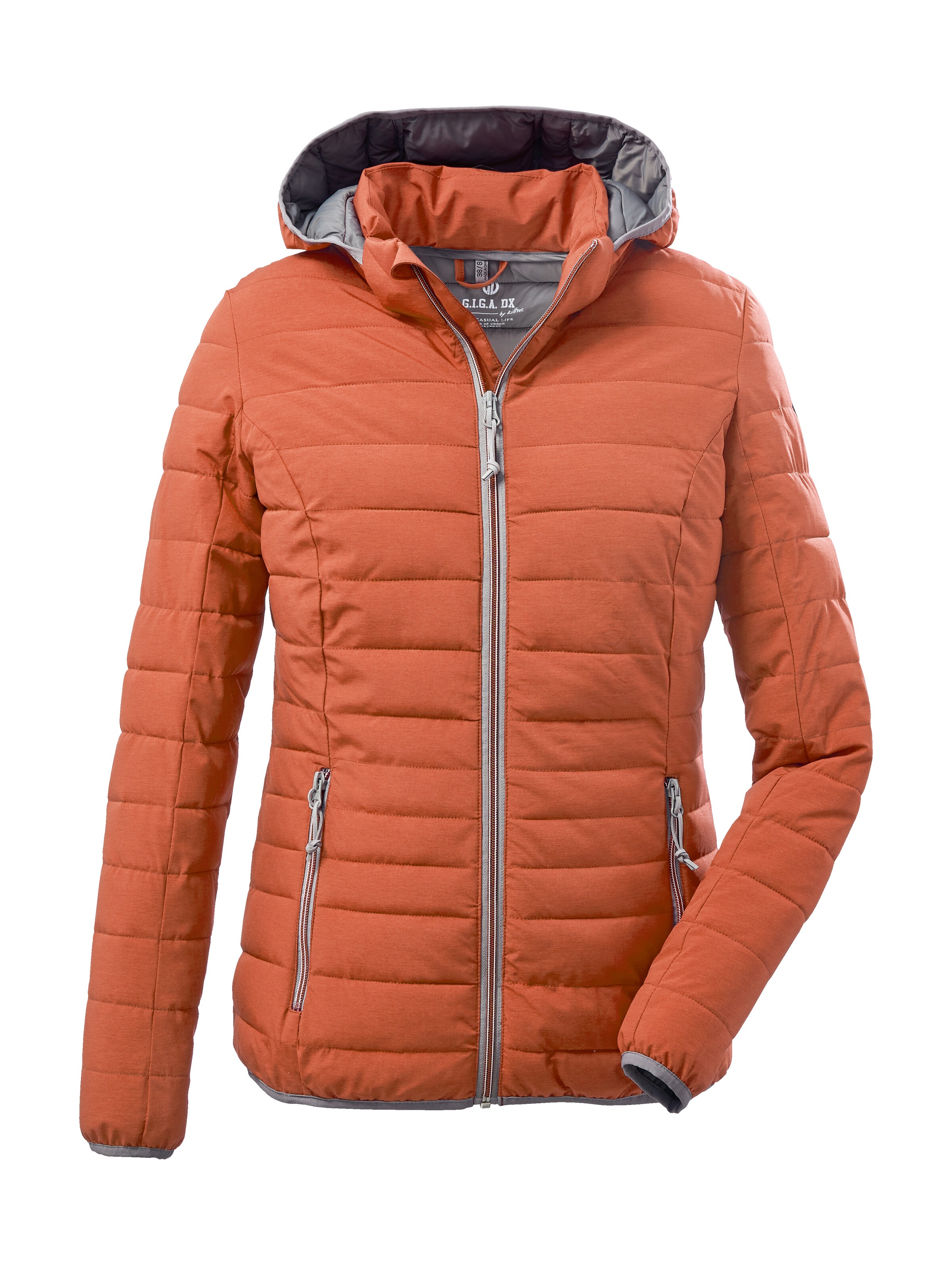 G.I.G.A. DX by killtec Steppjacke »Uyaka« Leichte, wasserabweisende Damenjacke mit abzippbarer Kapuze