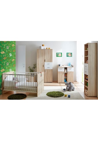 Ticaa Babyzimmer-Komplettset »Nico«, (Set, 3 St.), Bett + Wickelkommode + Schrank kaufen
