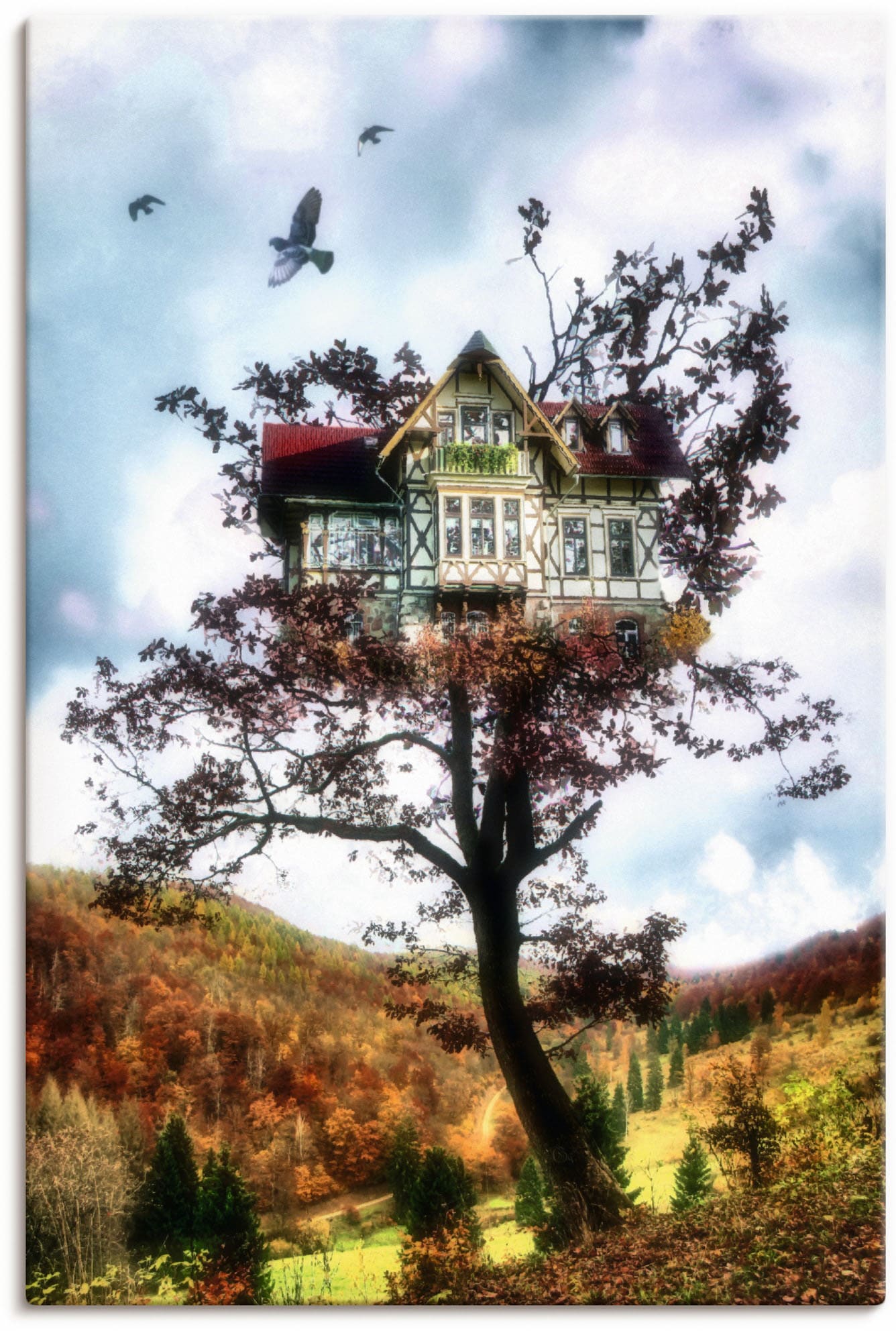 Artland Wandbild »Das Baumhaus«, Landschaften, (1 St.), als Alubild,  Leinwandbild, Wandaufkleber oder Poster in versch. Grössen online kaufen |  Jelmoli-Versand