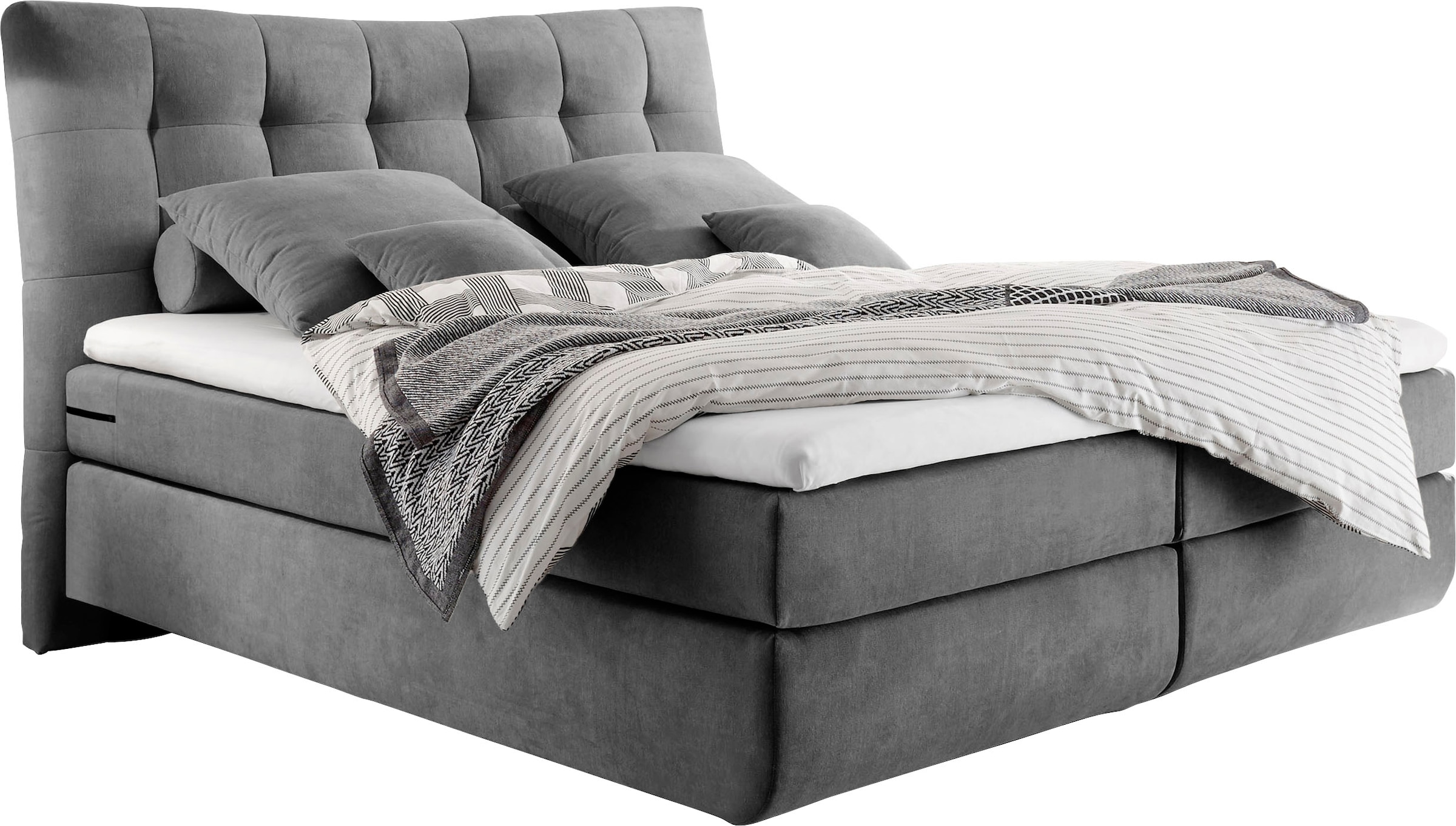 ED EXCITING DESIGN Boxspringbett »Malibu«, inkl. Topper