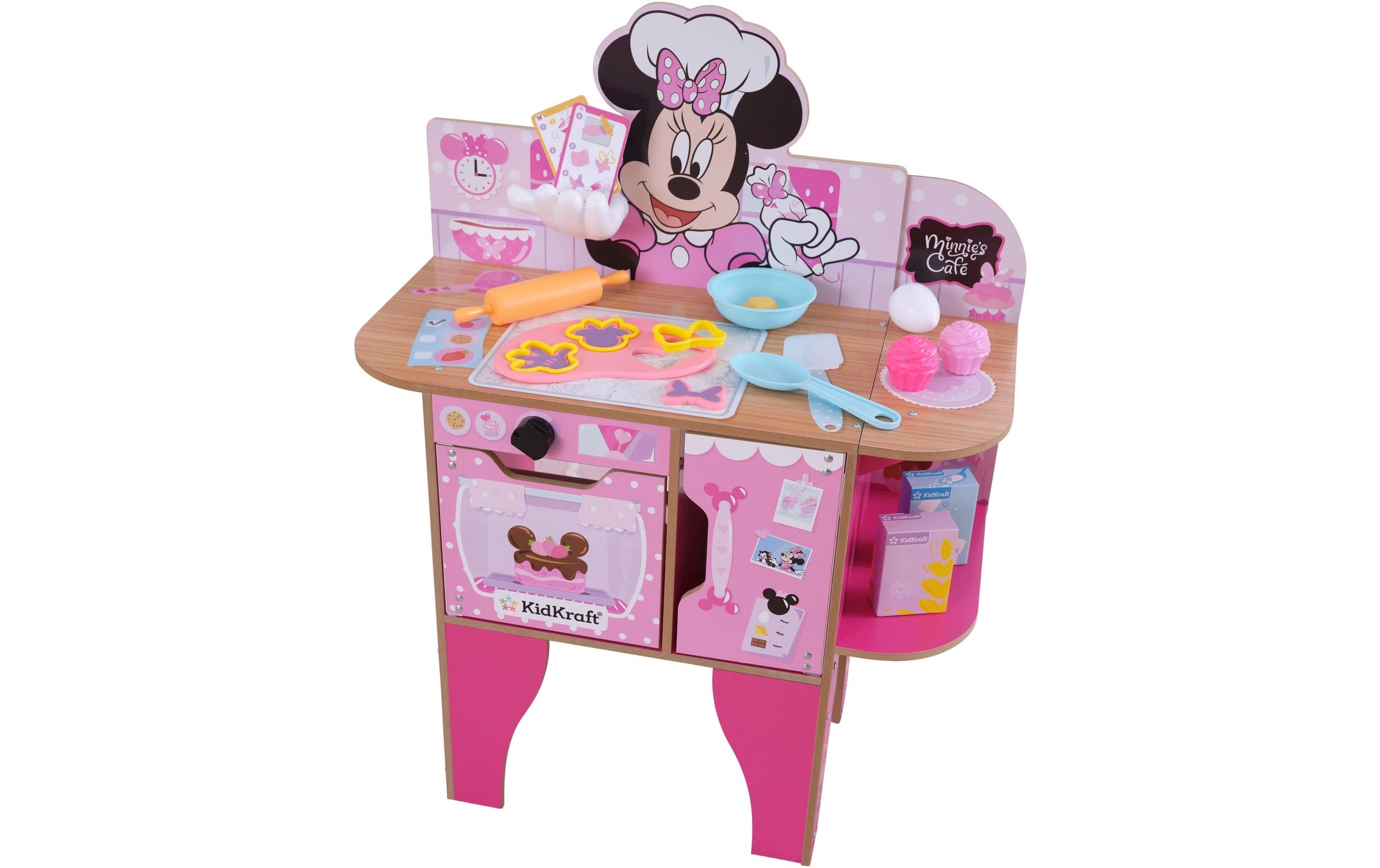 Kinder-Haushaltsset »Kid Kraft Minnie Mouse Bäckerei und Café«, (Set)