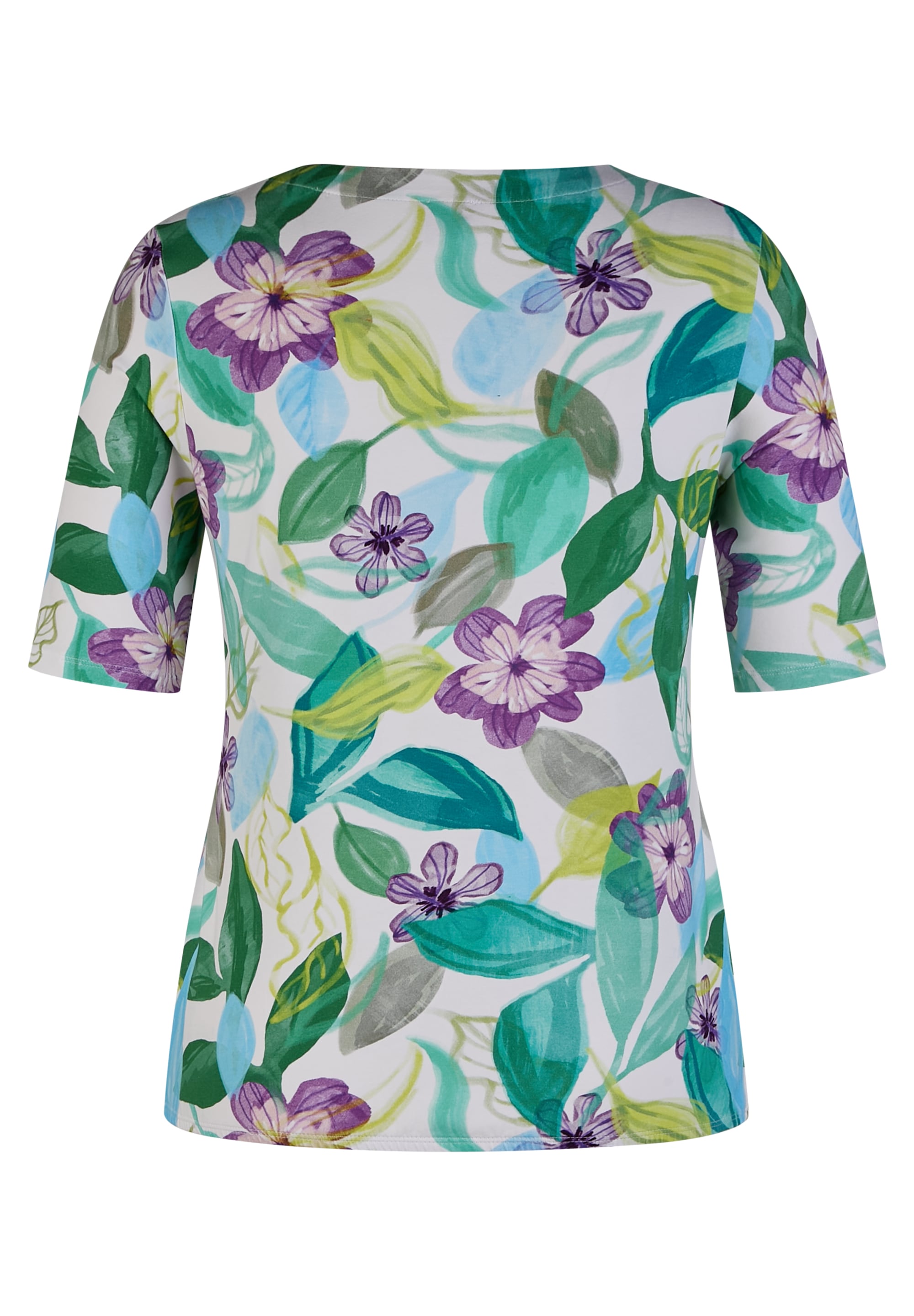 Rabe Kurzarmshirt, mit floralem Muster