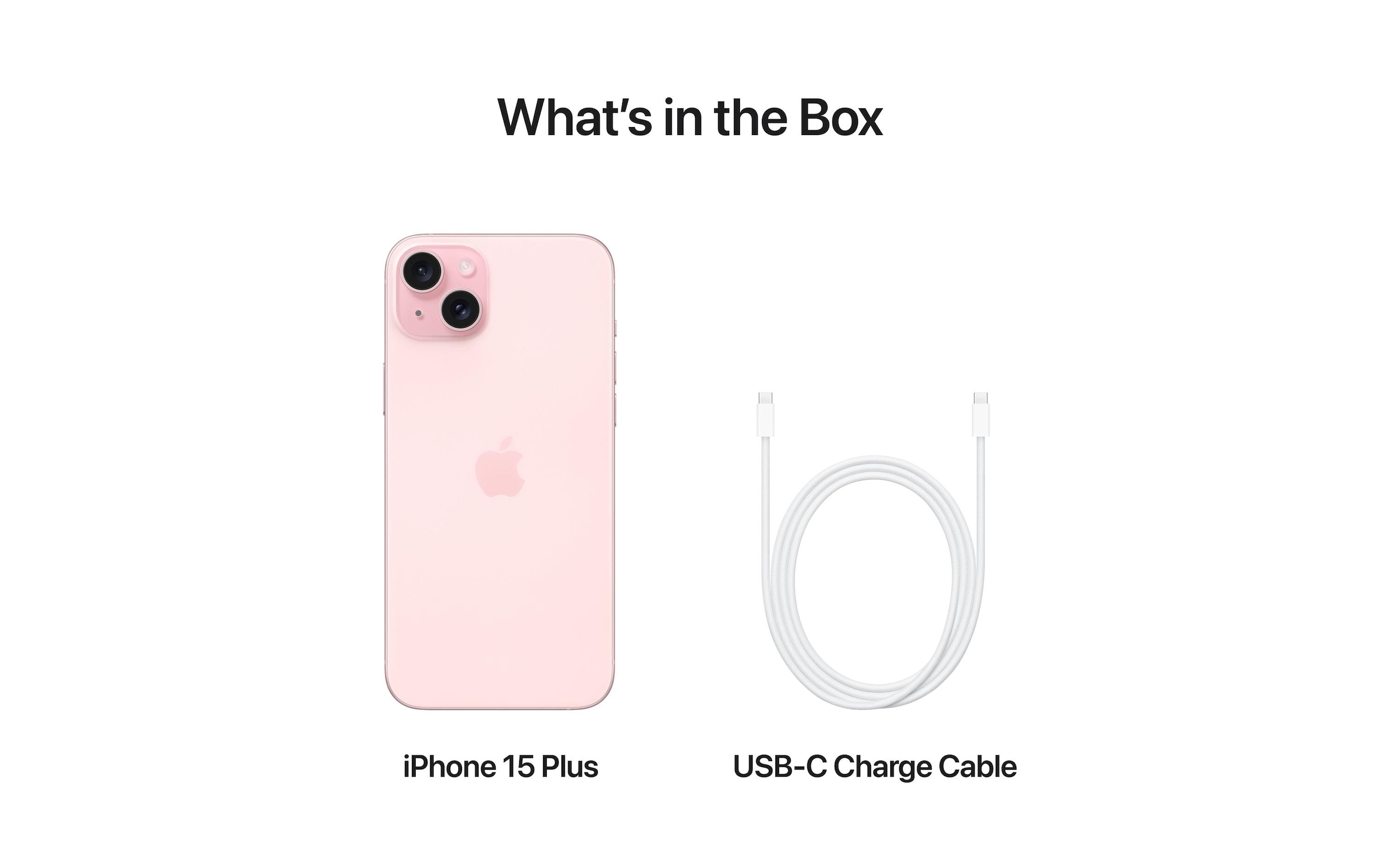 iPhone 15 Plus, 128 GB, Pink