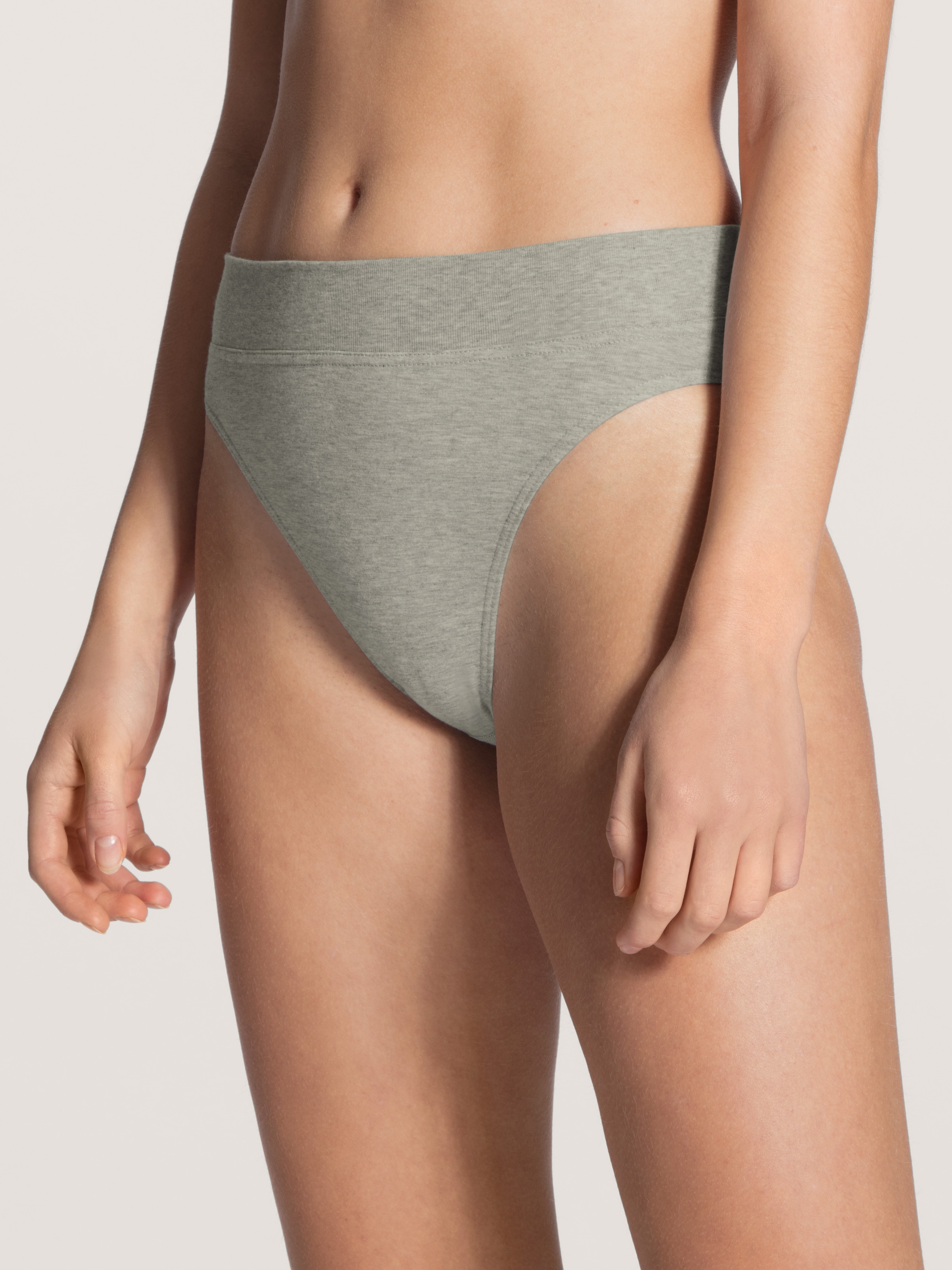 CALIDA High-Waist-Slip »Elastic« breiter Softbund, elastisch, Single Jersey, atmungsaktiv, weich