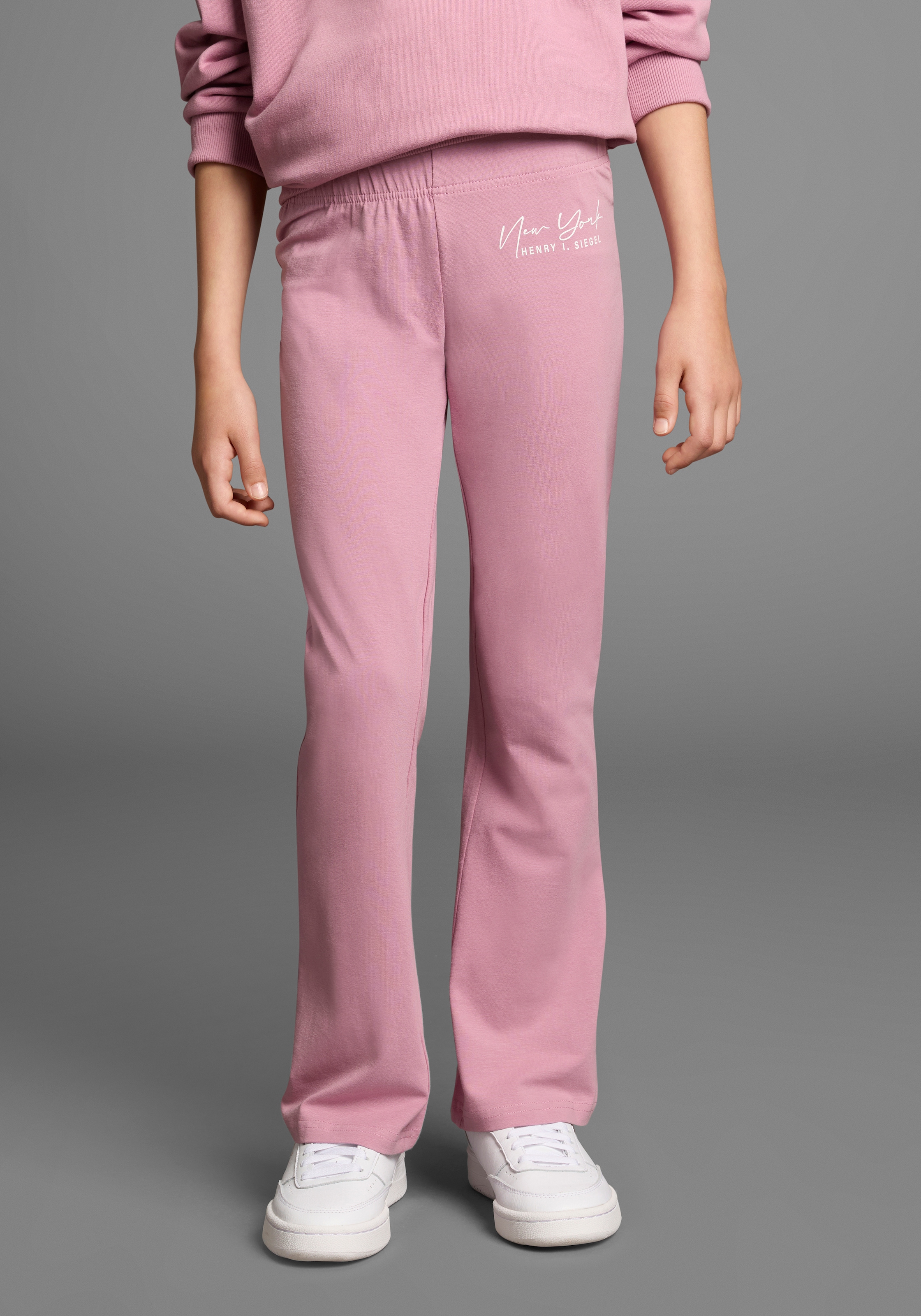 H.I.S Leggings »2er Packung Leggings mit Schlag«, (Packung, 2 tlg.), NEUHEIT: H.I.S für TEENS! 2er Packung Jazzpants