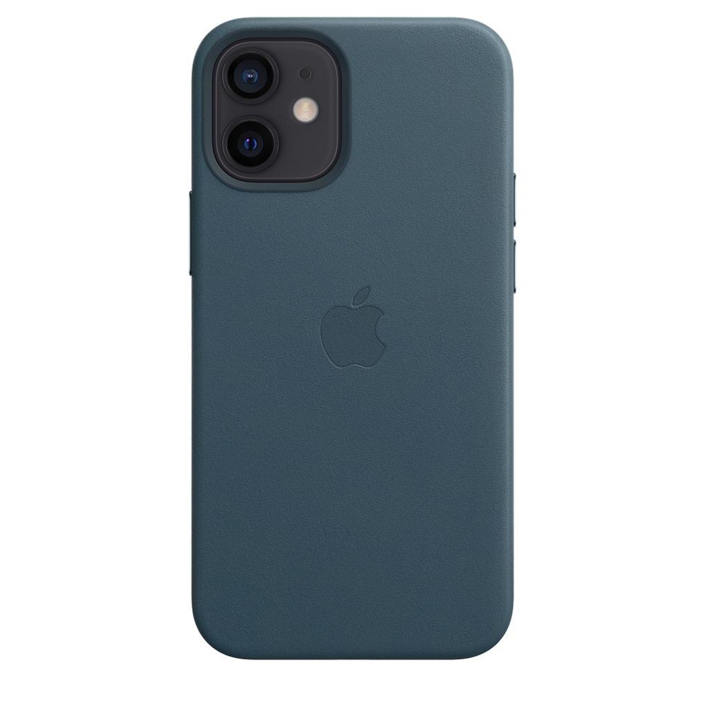 Apple Smartphone-Hülle »Apple iPhone 12 Mini Leder Case Mag Blue«, iPhone 12 Mini, 13,7 cm (5,4 Zoll), MHK83ZM/A