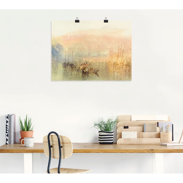 Artland Wandbild »Venedig, Einfahrt Canal Grande«, Gewässer, (1 St.), als  Leinwandbild, Wandaufkleber oder Poster in versch. Grössen online kaufen |  Jelmoli-Versand