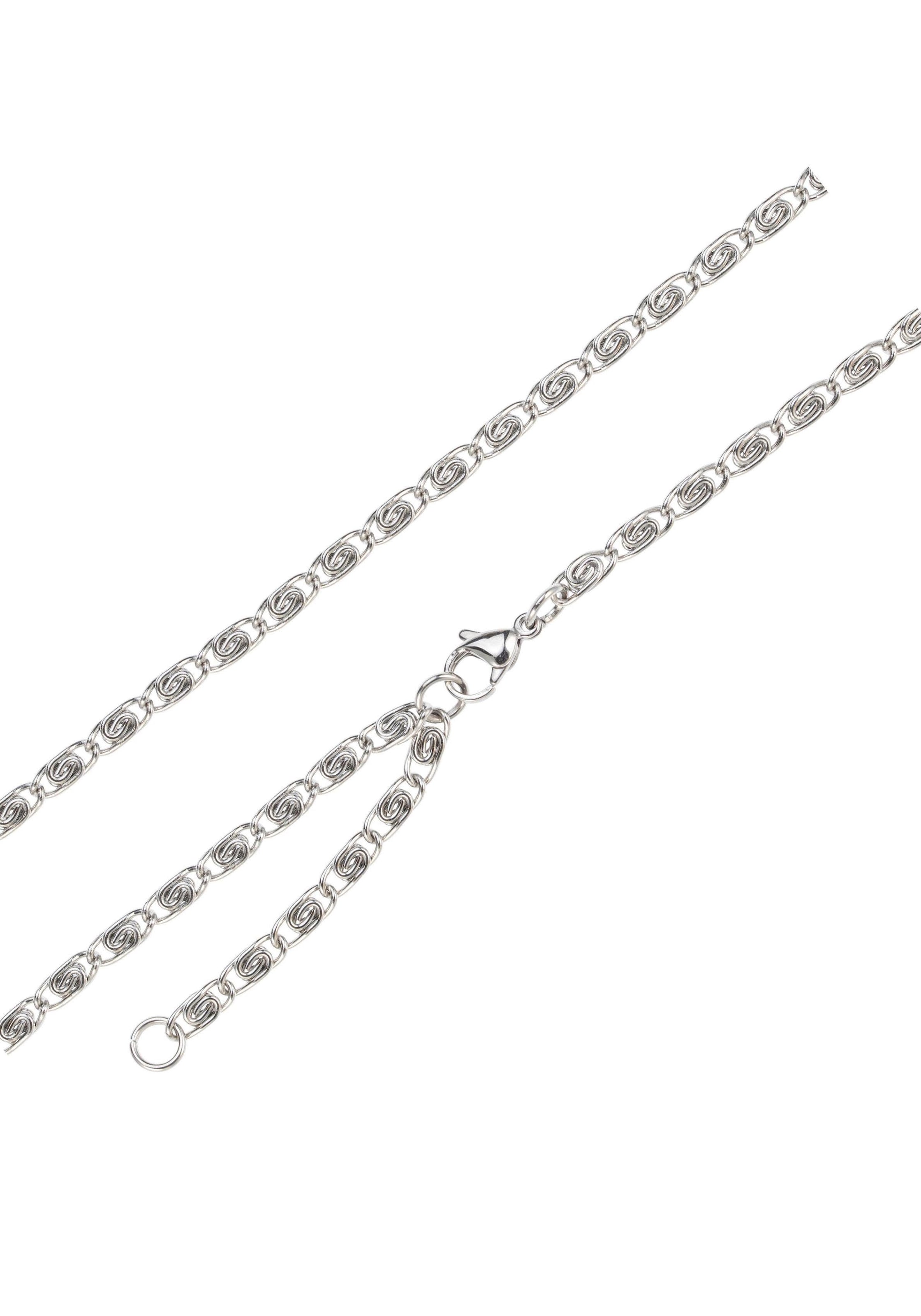 Firetti Edelstahlkette »Schmuck Geschenk S-Panzerkettengliederung, 3,45 mm breit, glänzend«, Made in Germany