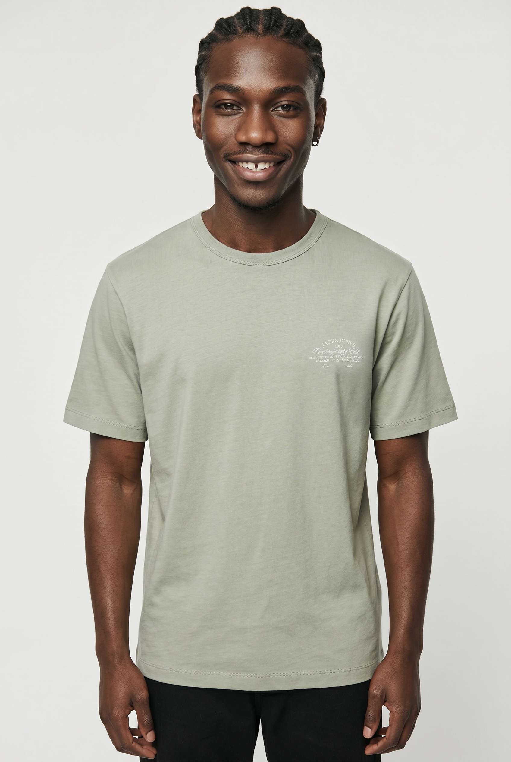 Jack & Jones T-Shirt "JORNANTUCKET SCRIPT CHEST TEE CN"
