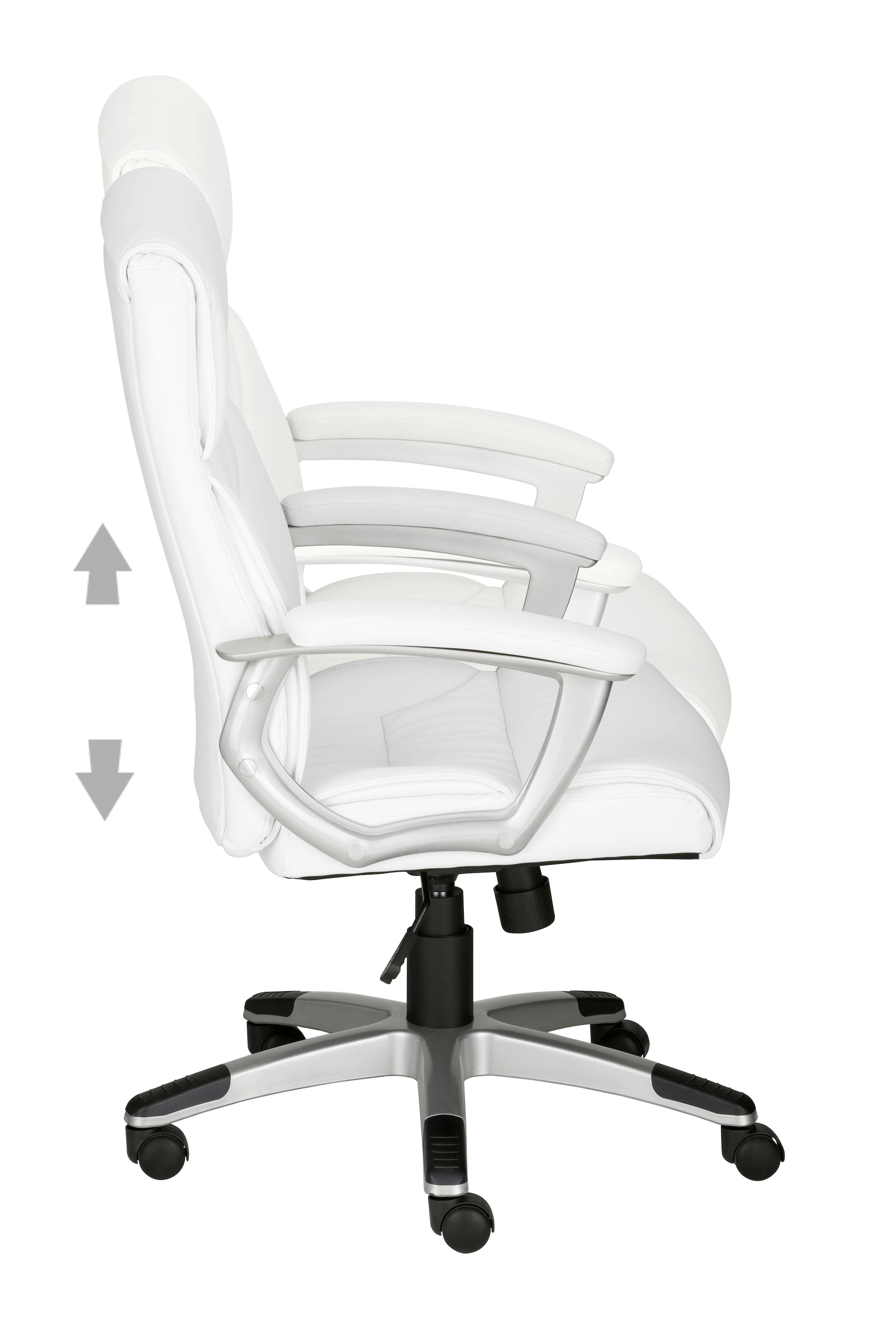 Jelmoli-Online ergonomischer mit im Bürostuhl Kunstleder, »Flori«, Wippfunktion, ❤ INOSIGN Lendenwirbelunterstützung kaufen Shop & Chefsessel