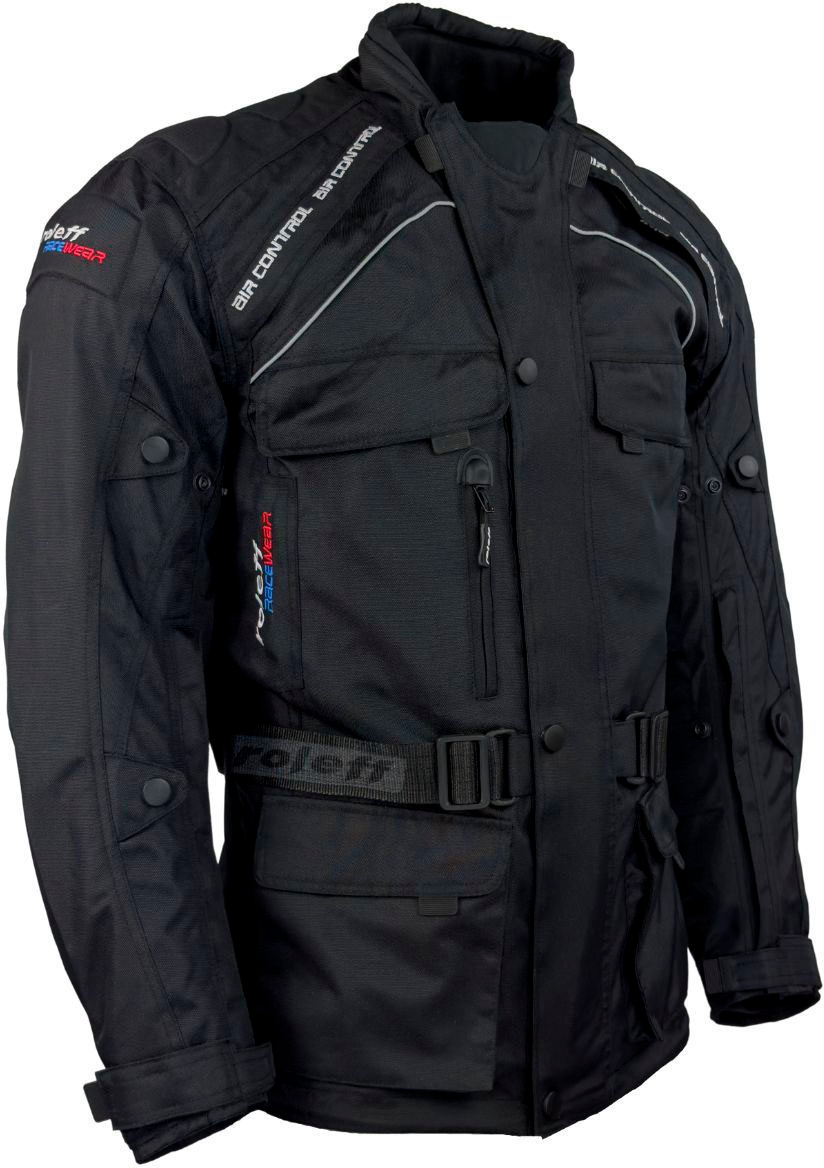 roleff Motorradjacke »Liverpool RO«, Unisex, Mit Sicherheitsstreifen, 4 Taschen