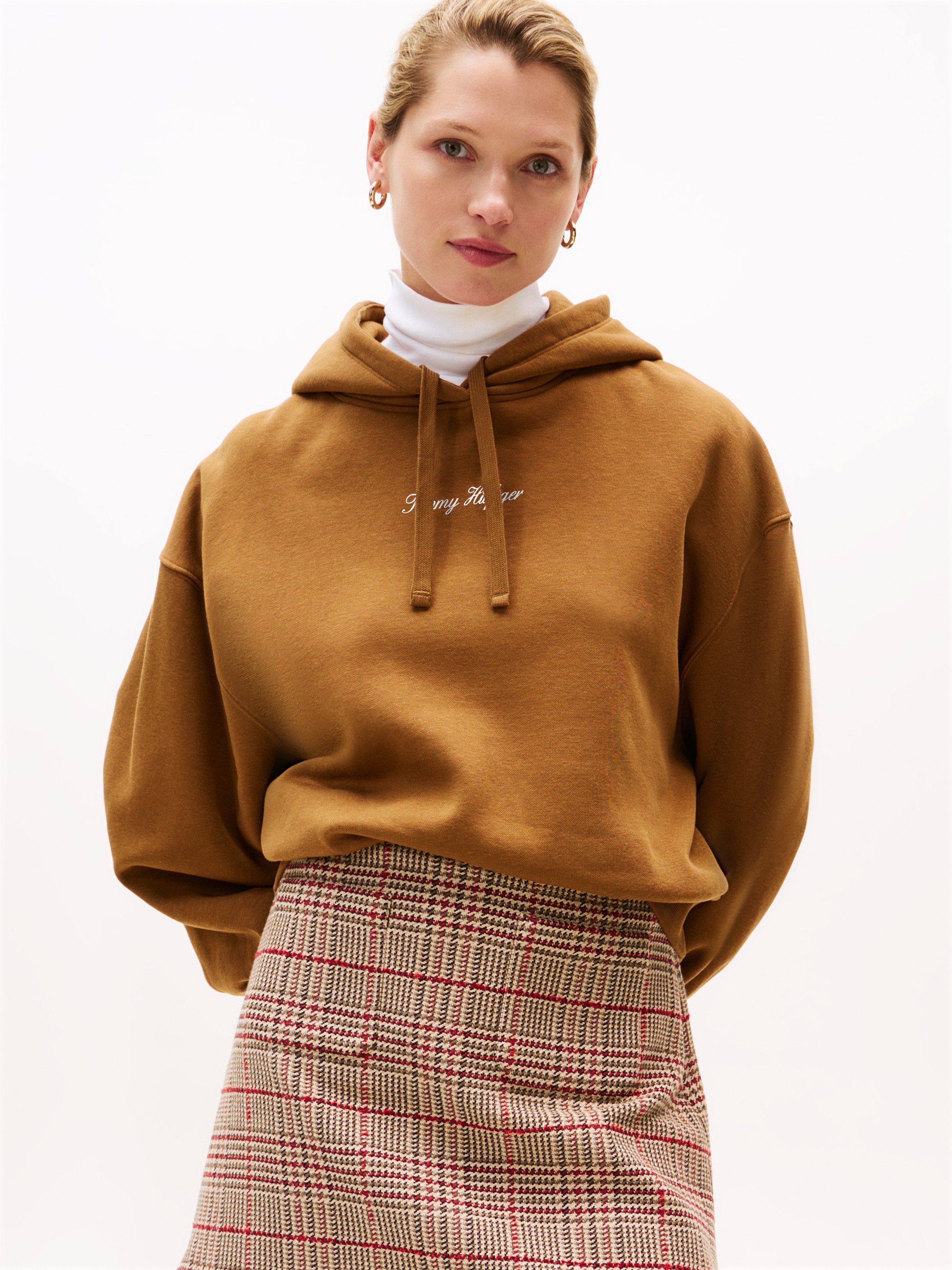 Tommy Hilfiger Kapuzensweatshirt "CLASSIC SCRIPT FLEECE HOODIE"
