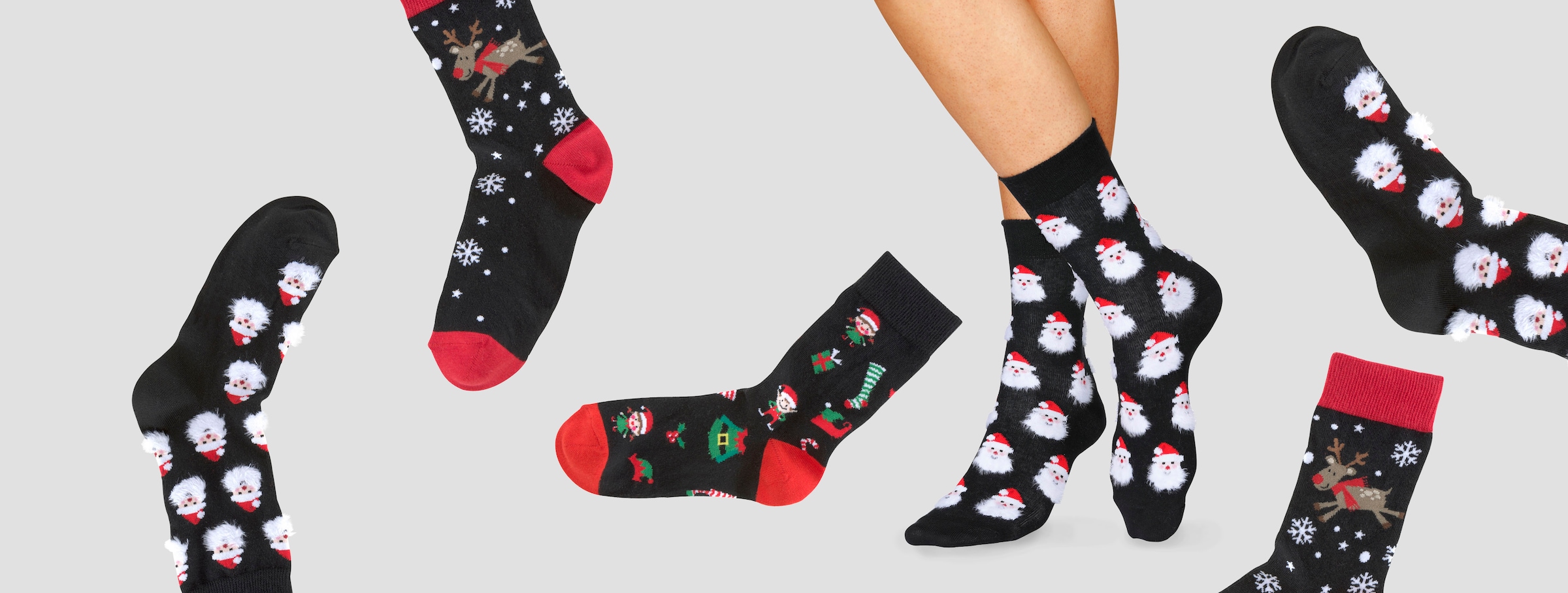 kaufen Socken, (3 online Schweiz bei H.I.S Jelmoli-Versand Paar), lustigen Weihnachtsmotiven mit