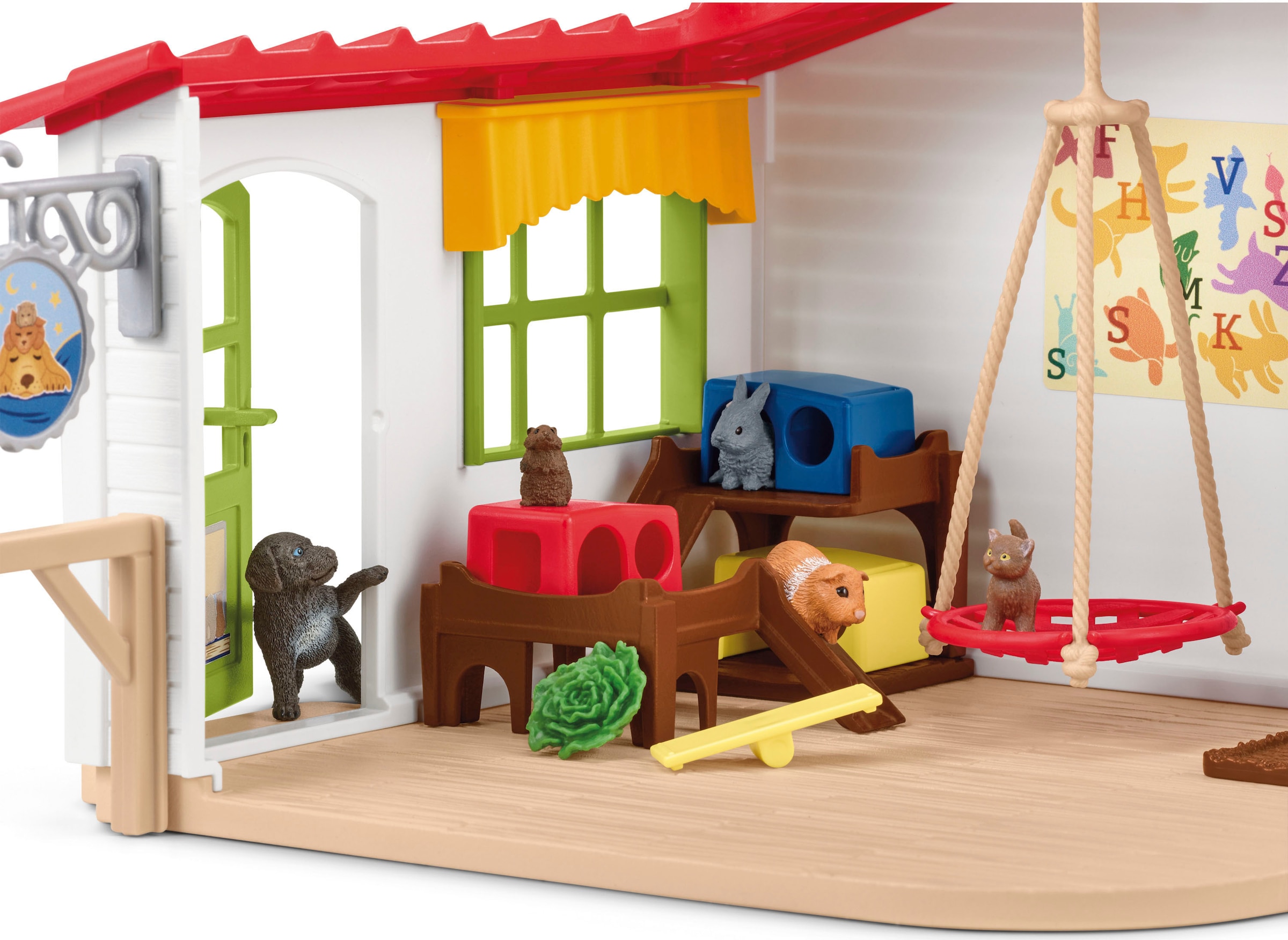 Schleich® Spielwelt »FARM WORLD, Tierhotel (42607)«, Made in Europe