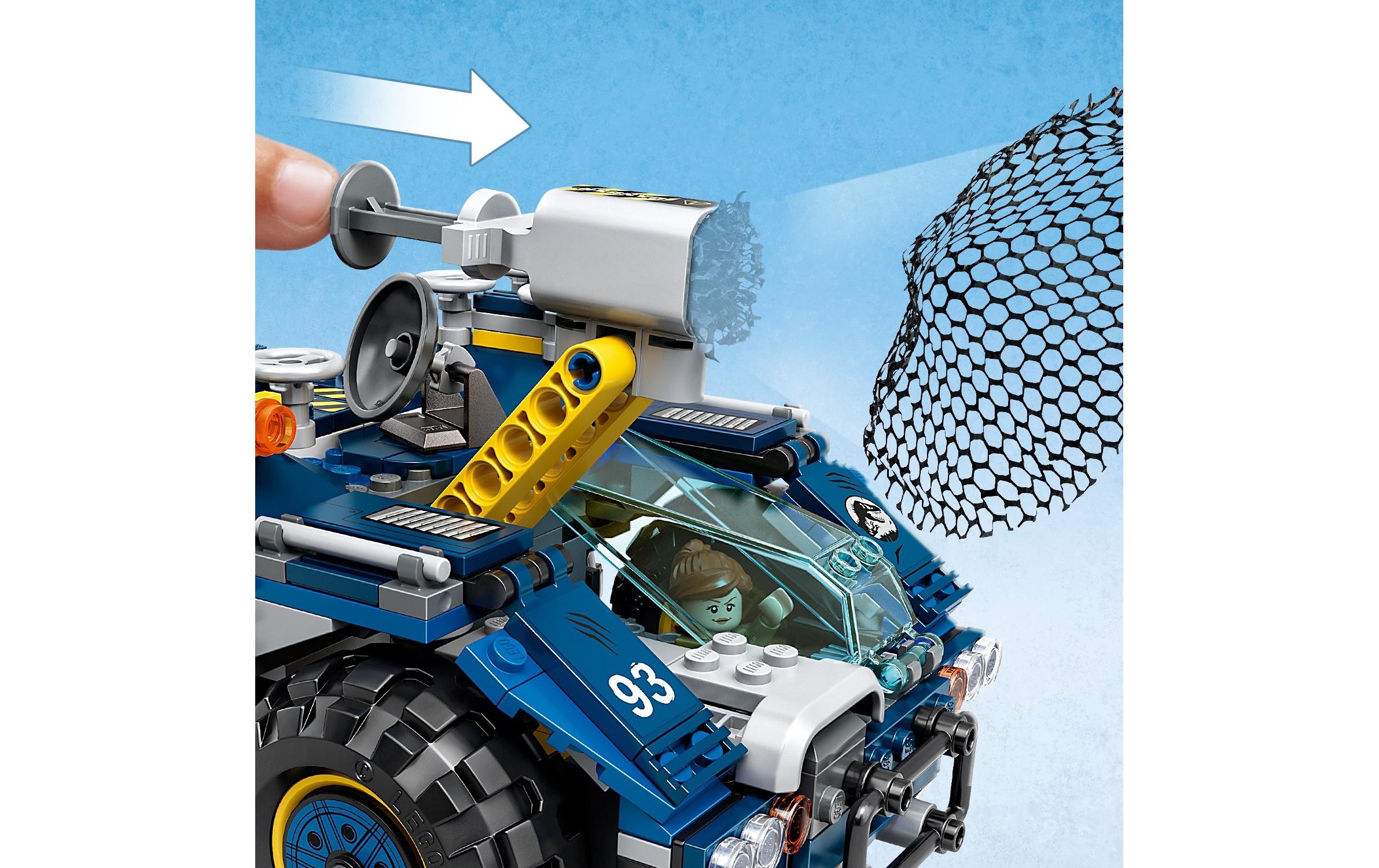 LEGO® Spielbausteine »Jurassic World Ausbruch von Gallimimus / Pteranodon«, (391 St.)