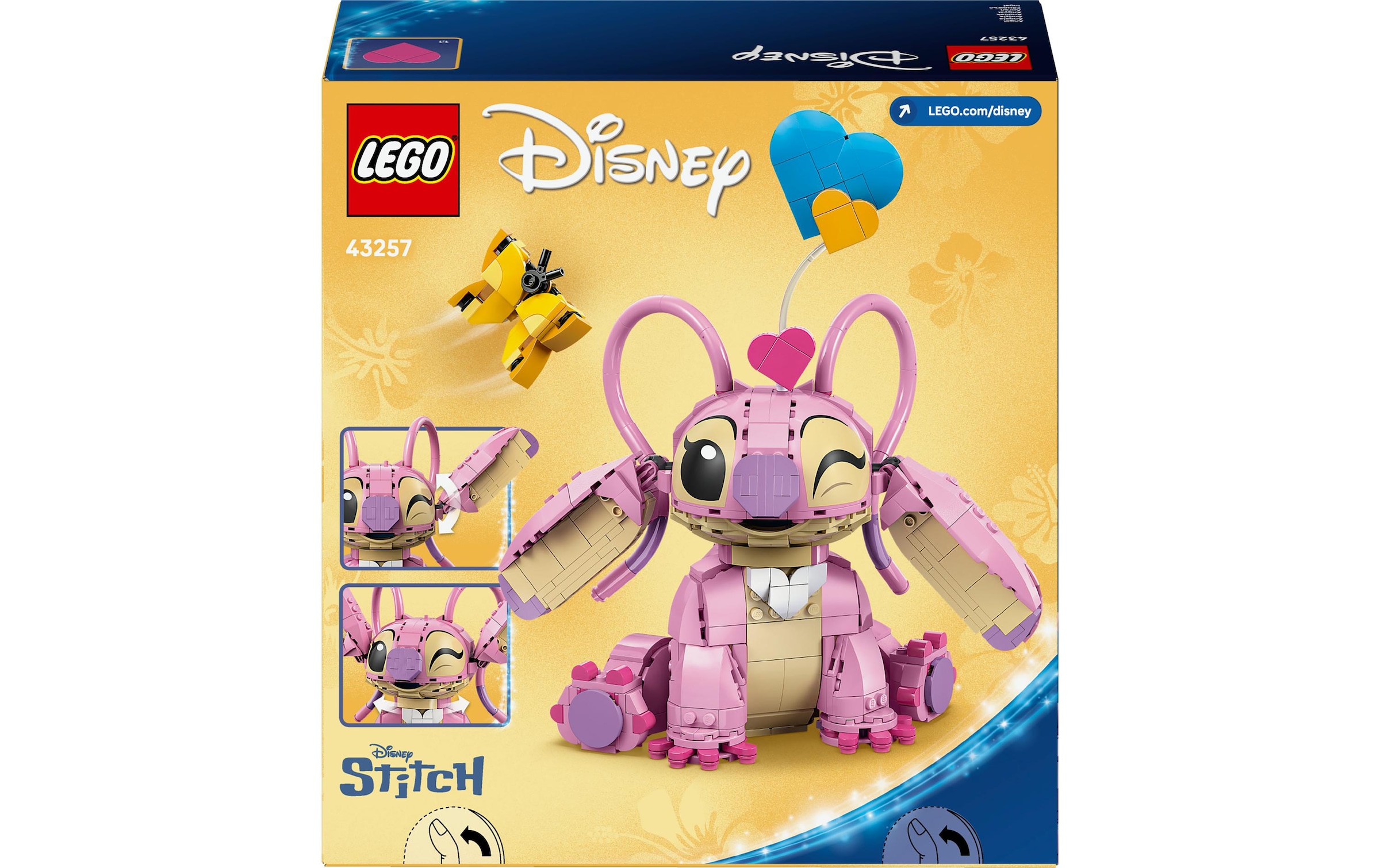 LEGO® Spielbausteine »Disney Classic Angel 43257«, (784 St.)