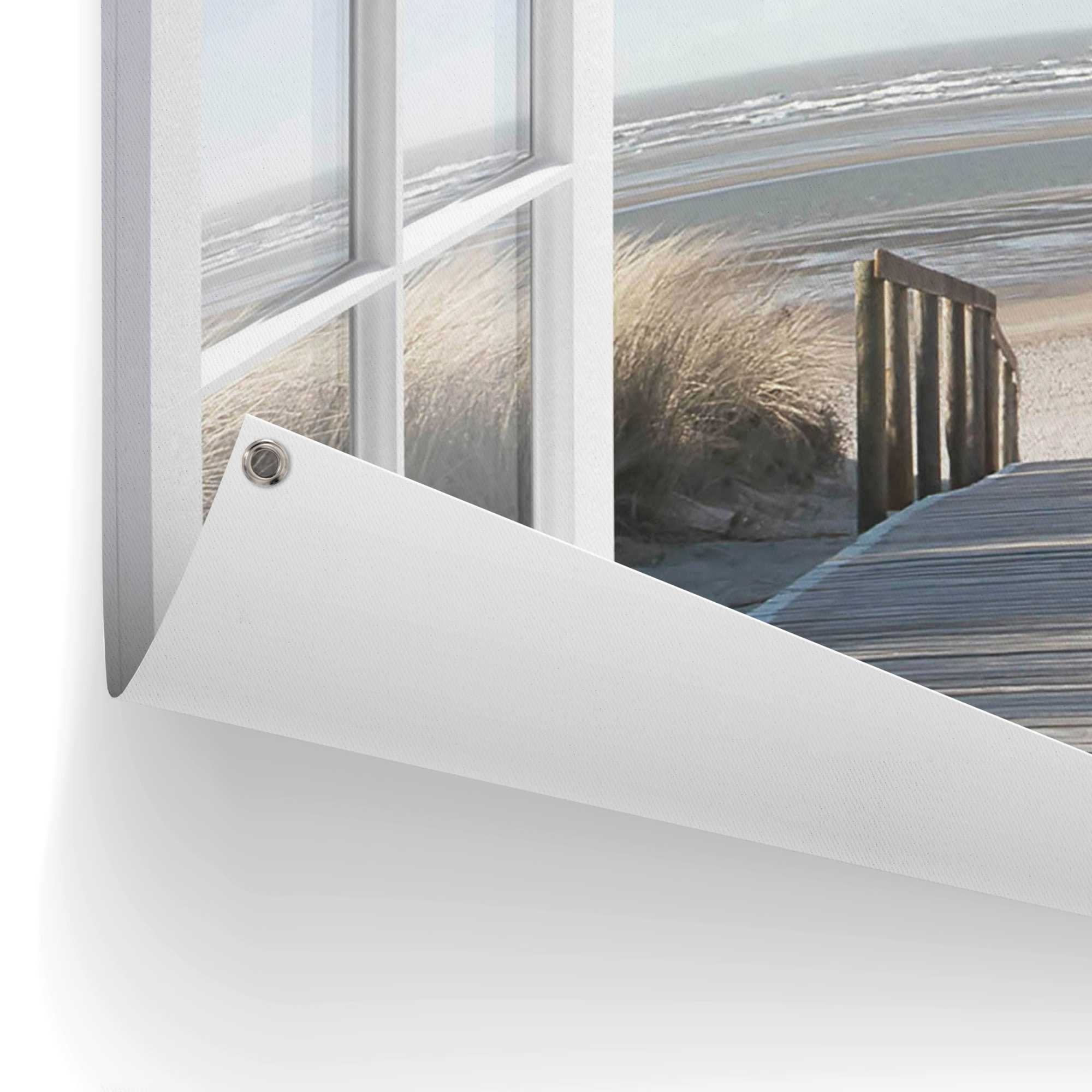 Reinders! Poster »Fenster zur Nordsee«, Outdoor für Garten oder Balkon