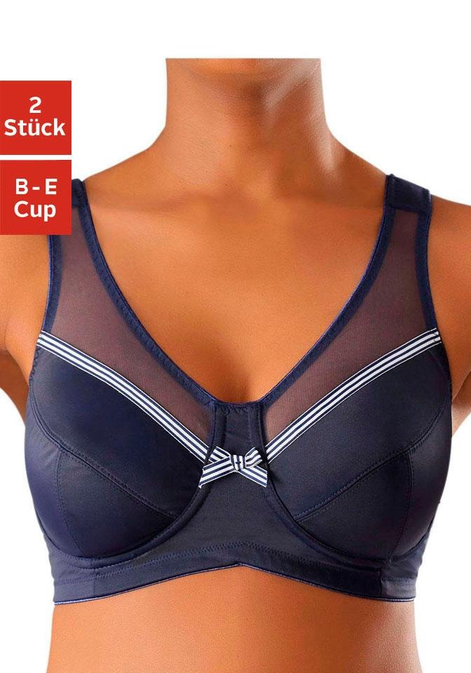 petite fleur Entlastungs-BH Packung, 2 Stück, ohne Bügel