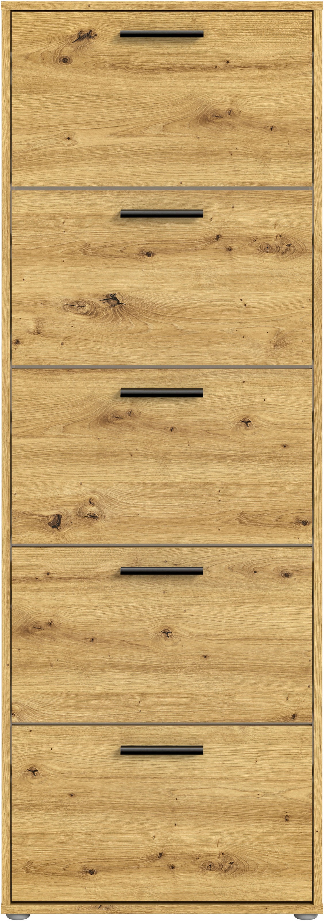HBZ Schuhkommode »Sam Schuhkipper, Schuhschrank BxHxT 59x169x17 cm«, (1 St.), mit 5 Klappen