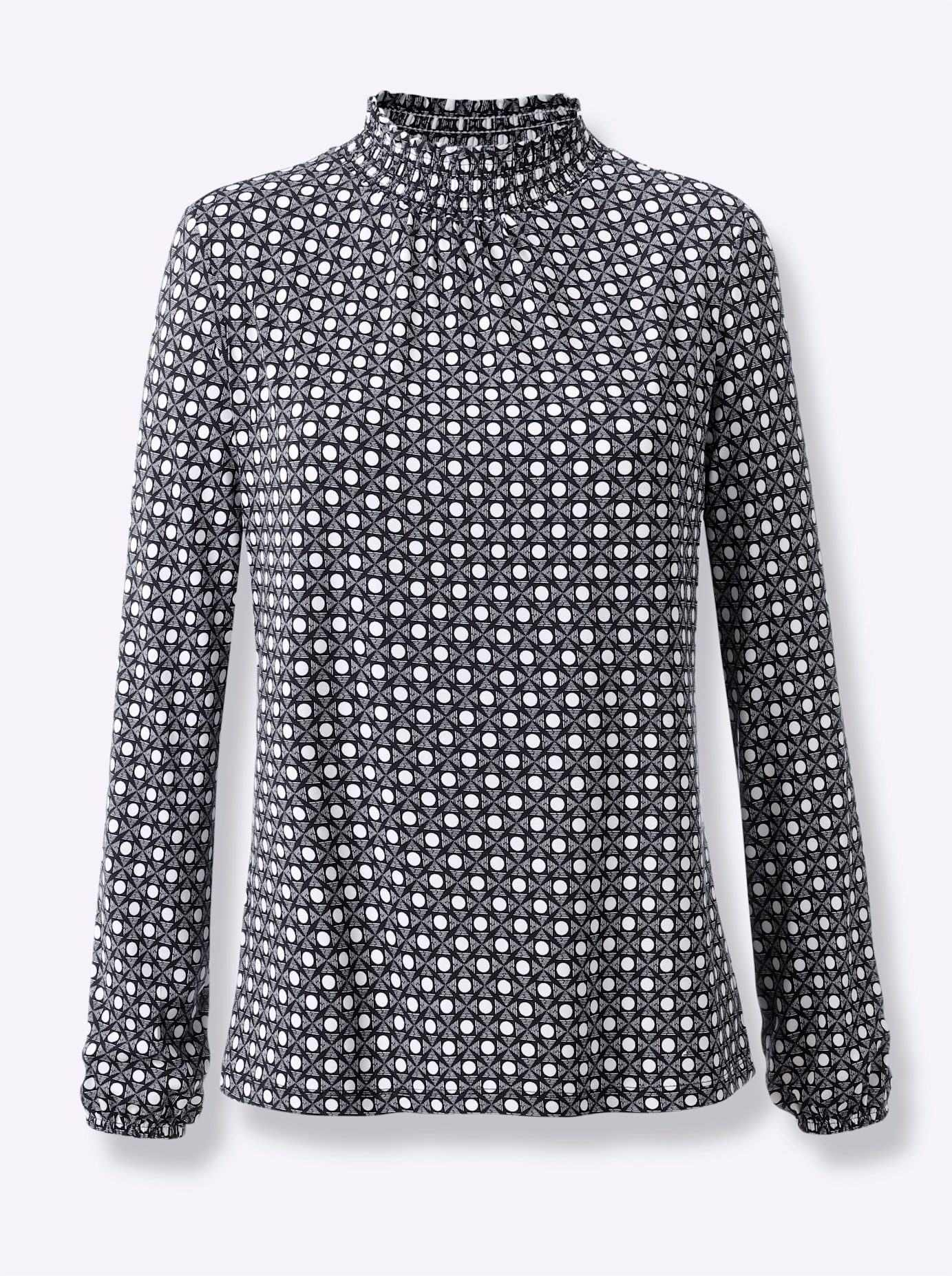 Inspirationen Langarmshirt »Stehkragen-Shirt« 1 Stk.