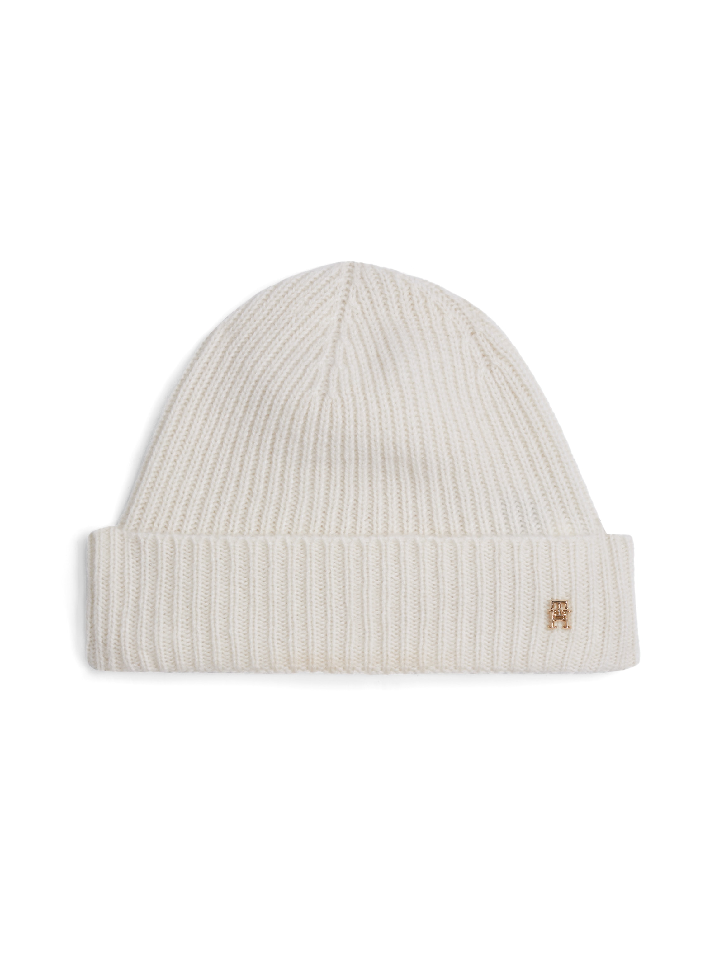 Tommy Hilfiger Strickmütze »CASHMERE CHIC BEANIE«, mit Monogramm-Emblem