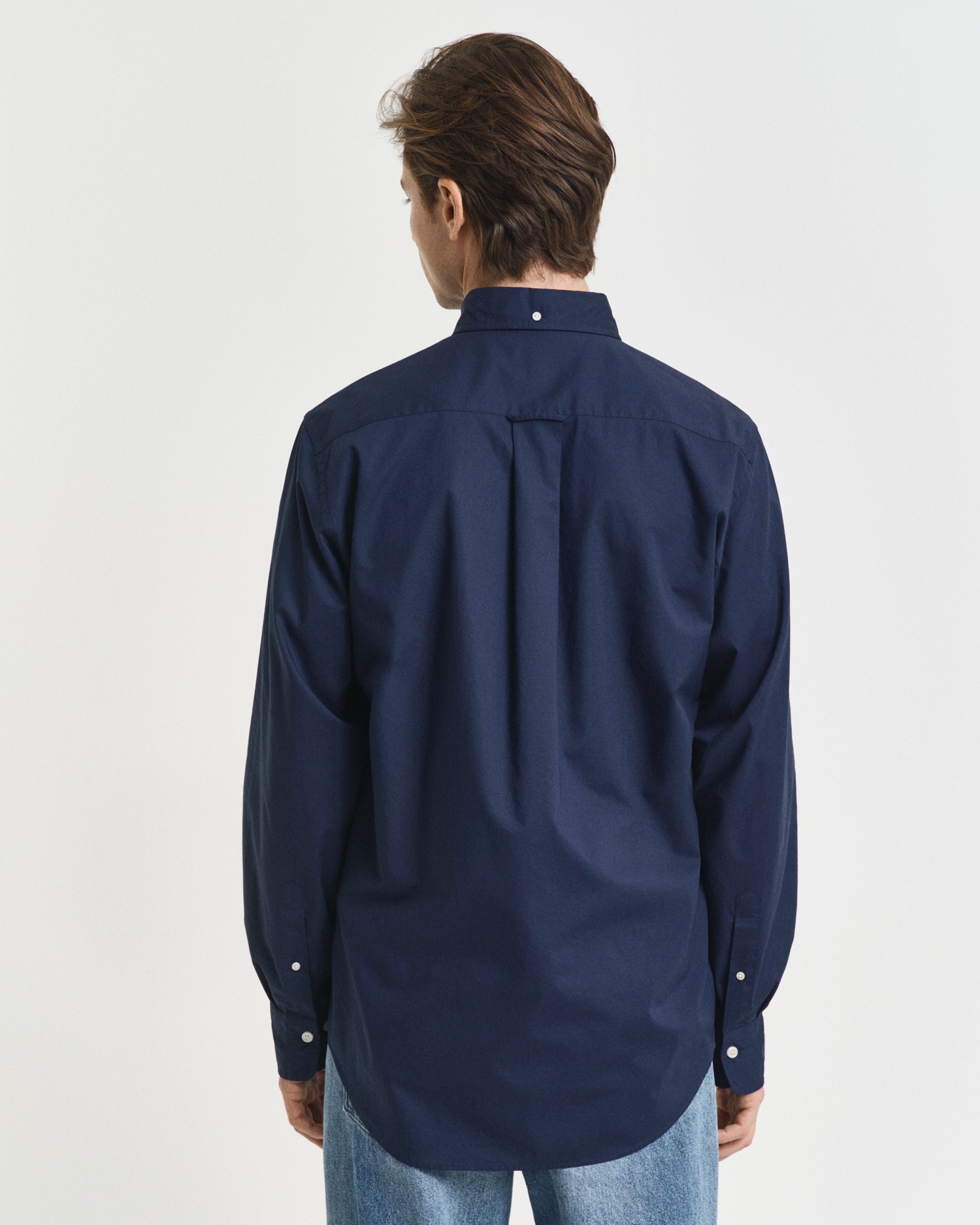 Gant Langarmhemd »Regular Fit Popeline Hemd leicht strapazierfähig pflegeleicht«, mit Label Stickerei auf der Brusttasche