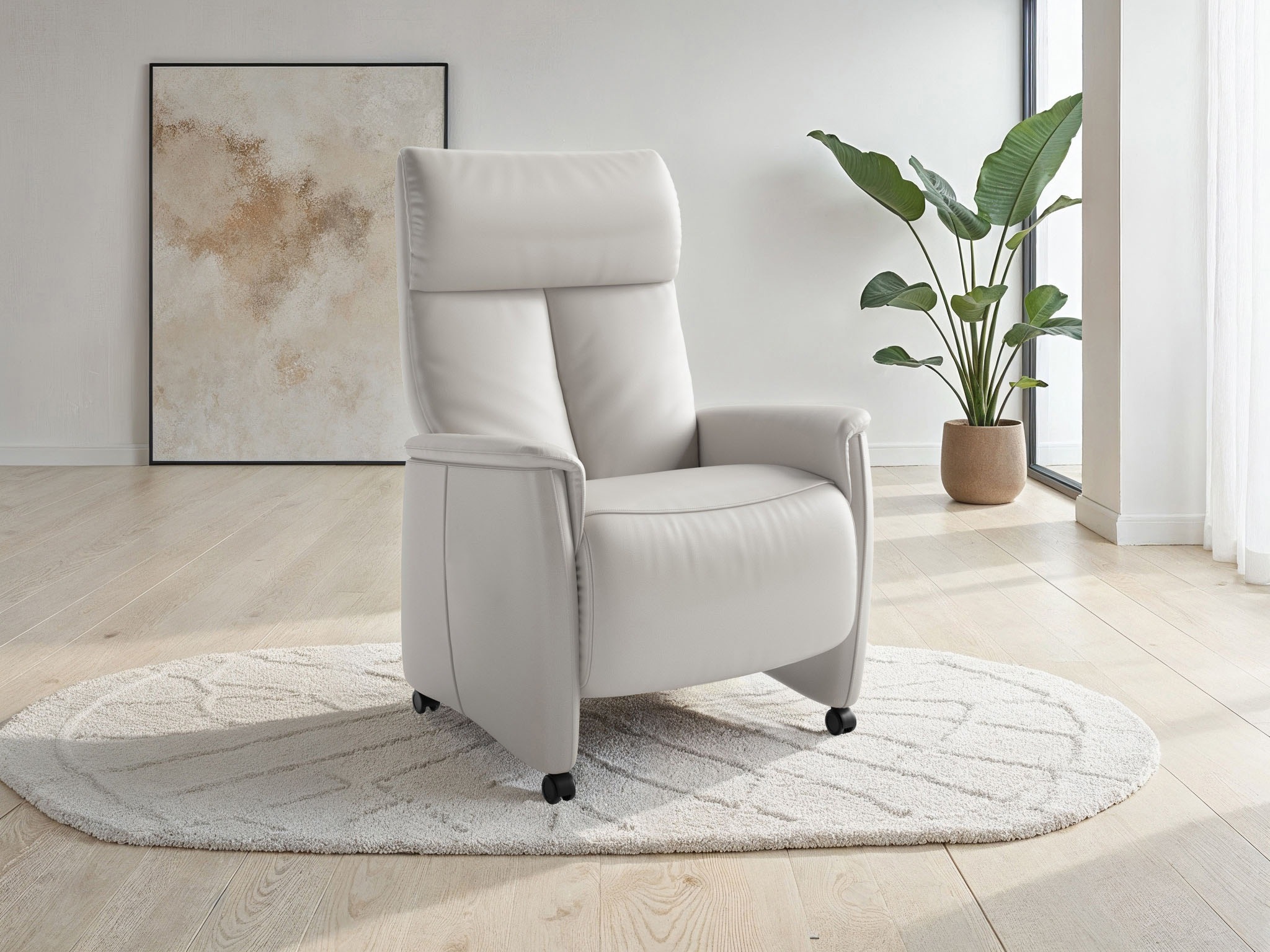 sit&more TV-Sessel "Cremona Comfort" wahlweise manuell oder elektrischer Funktion mit Akku