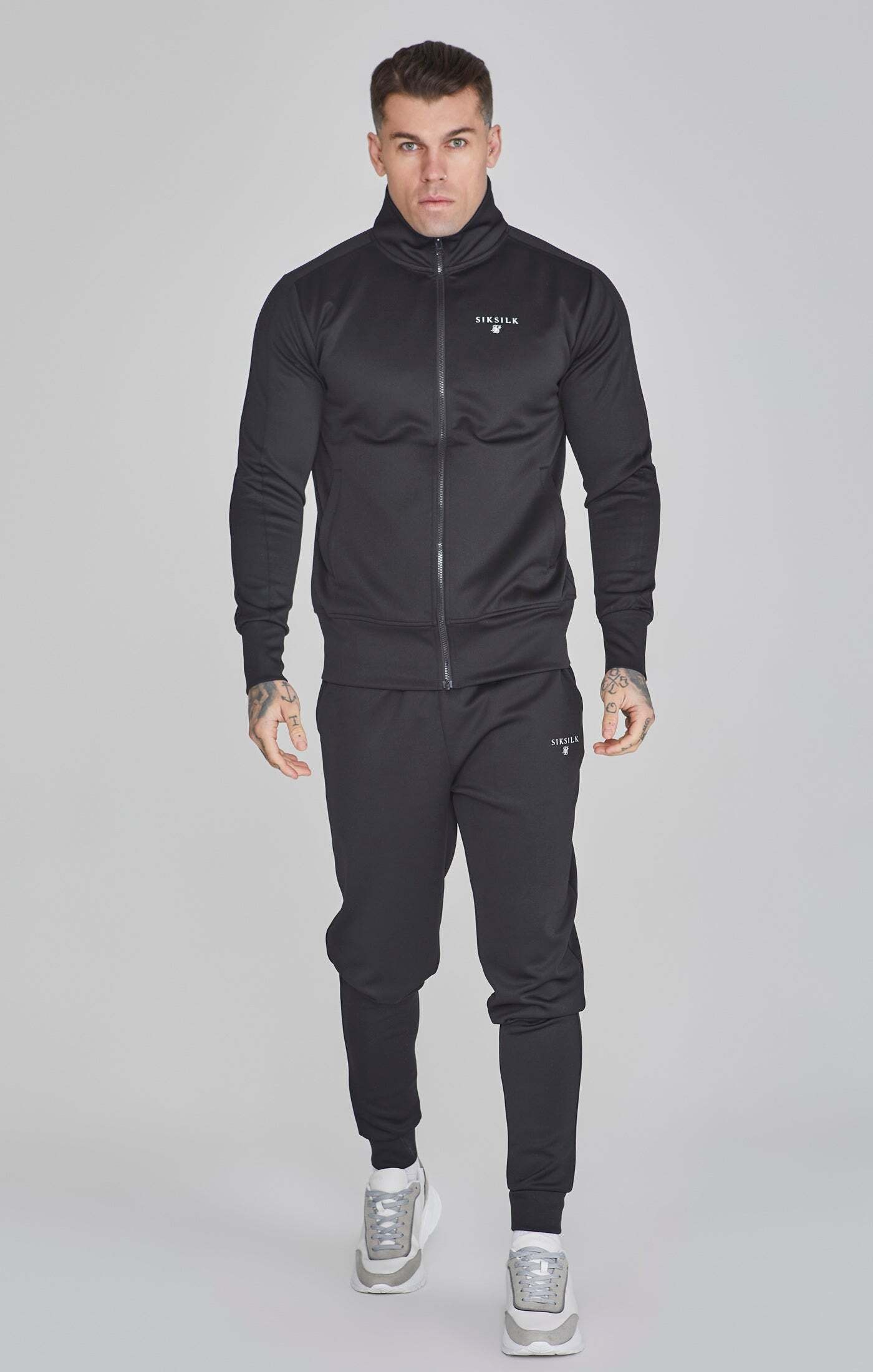 Siksilk Sweatjacke »Siksilk Sweatjacken Essentials Poly Track Top«