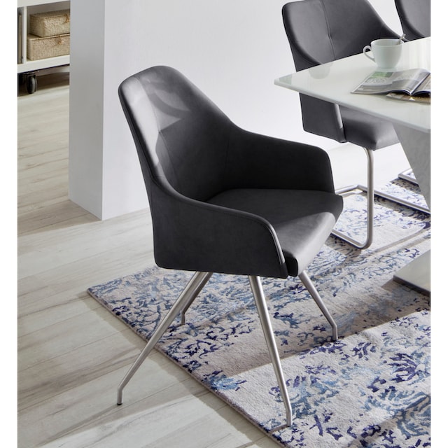 MCA furniture 4-Fussstuhl »Madita A-Oval«, (Set), 2 St., Kunstleder, Stuhl  belastbar bis 140 Kg online bestellen | Jelmoli-Versand