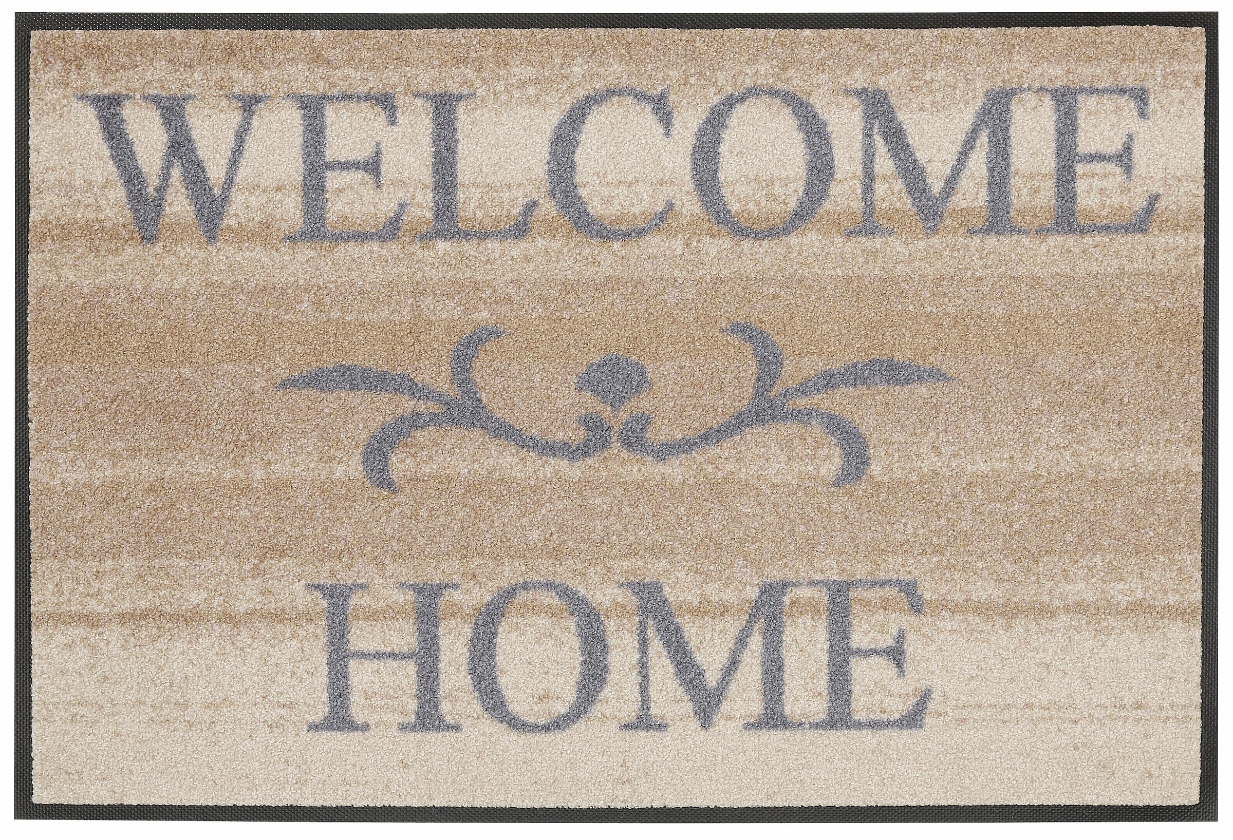 wash+dry by Kleen-Tex Fussmatte »Welcome Home«, rechteckig, Schmutzfangmatte, mit Spruch, In- und Outdoor geeignet, waschbar