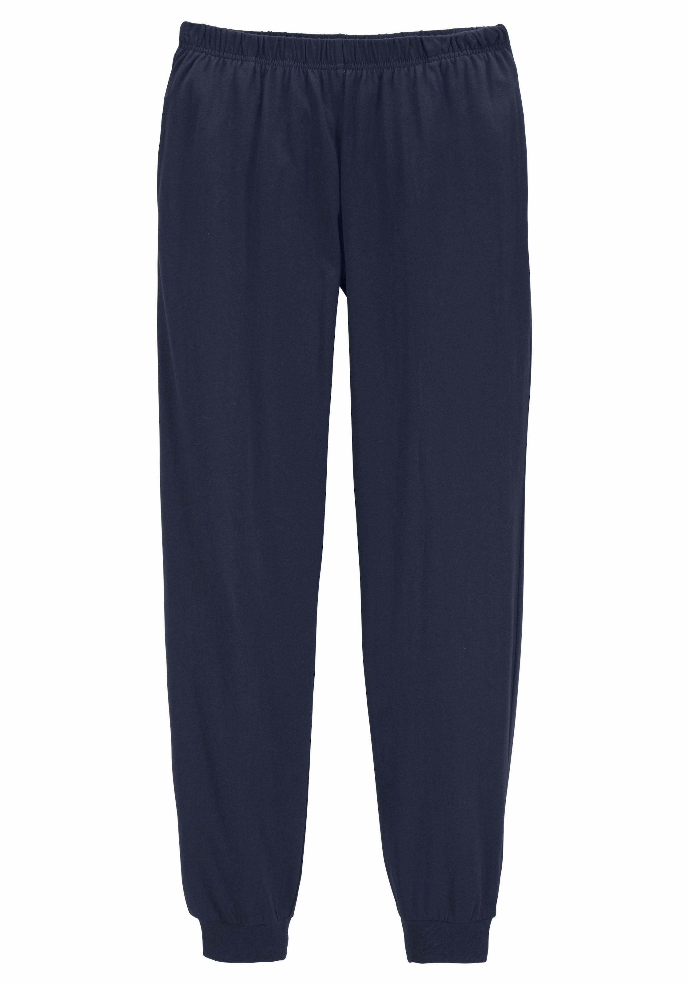 ✵ le jogger® Pyjama, (2 tlg., 1 Stück), mit zweifarbig gestreiftem Oberteil  günstig entdecken | Jelmoli-Versand